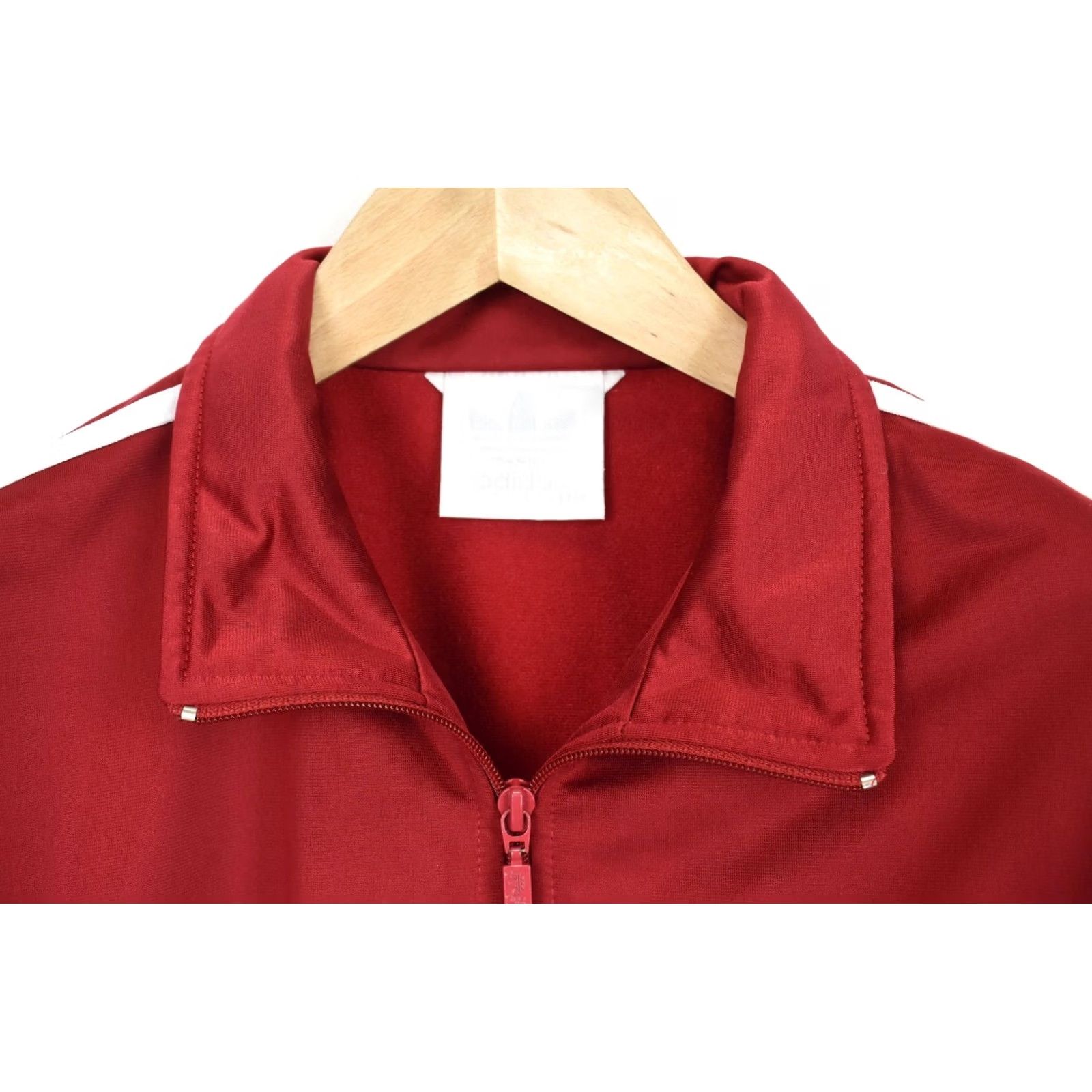 Adidas ADIDAS Sweatshirt Men UK 38/40 Vintage Full Zip Red Track Top Shirt Size US M / EU 48-50 / 2 - 4 Thumbnail