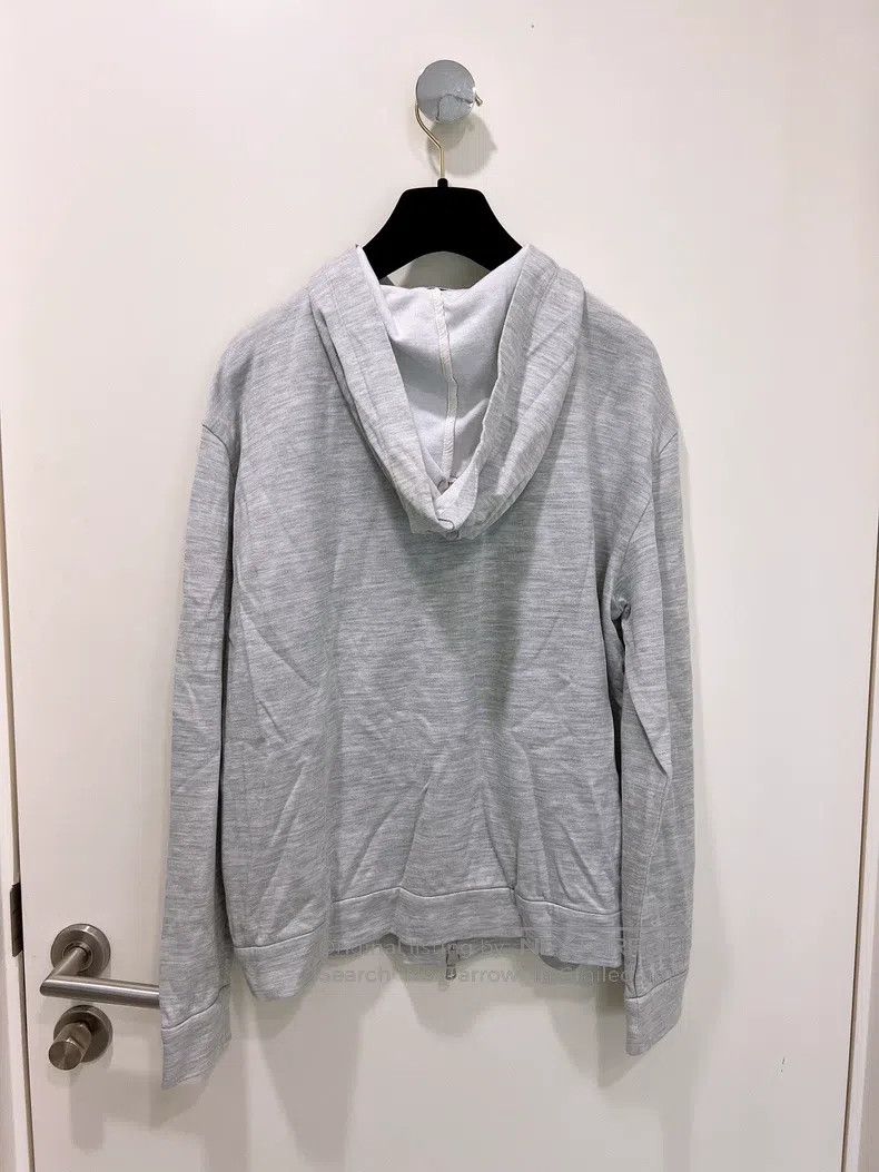 Brunello Cucinelli Brunello Cucinelli Grey Beaded Hooded Zip-Up Sweatshirt Ja Size S / US 4 / IT 40 - 2 Thumbnail