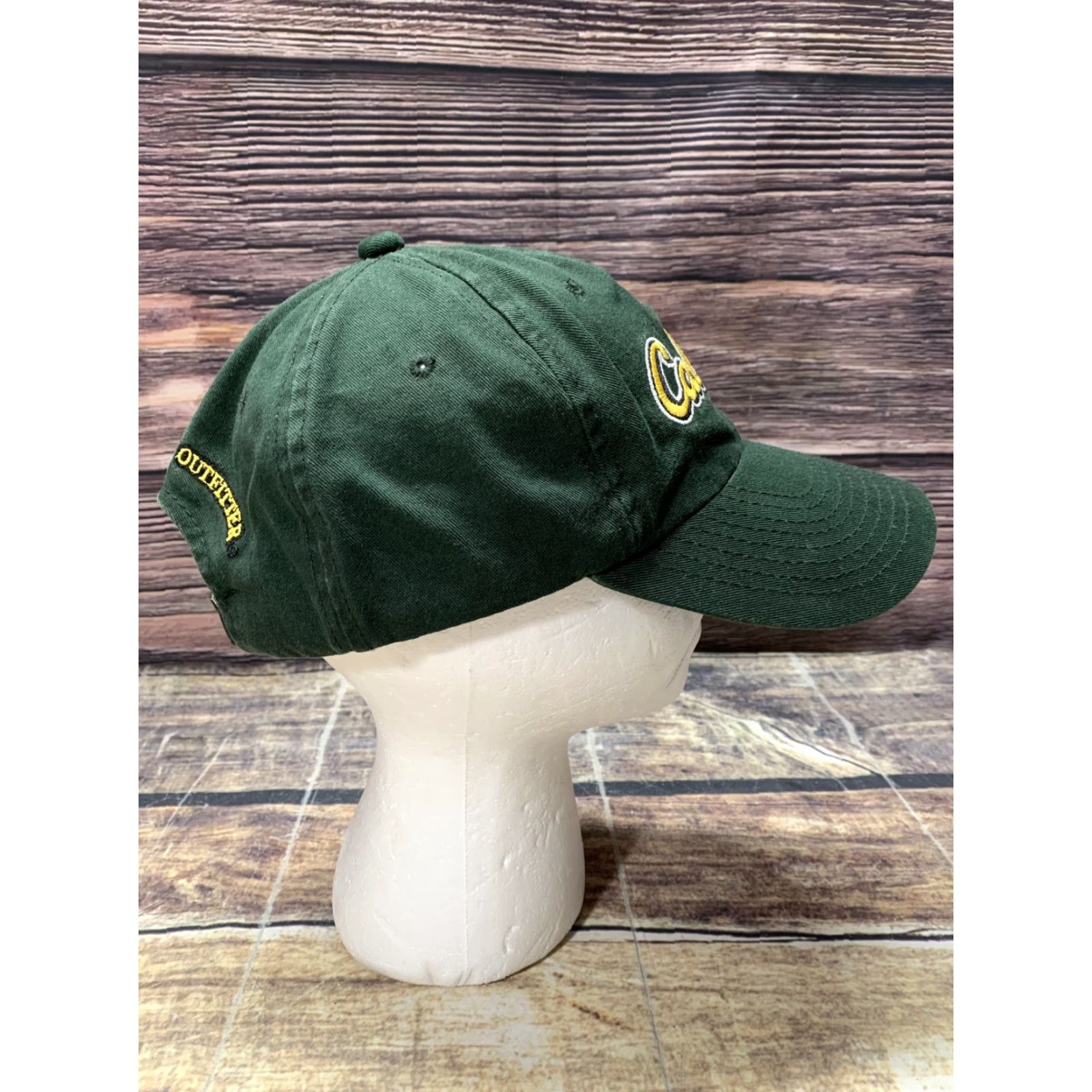 Vintage Cabela’s Cap Hat Green Strap Back Outdoor Lightweight Casual Adults Baseball Cap Men Adjustable Green Cap Hat Size ONE SIZE - 2 Thumbnail