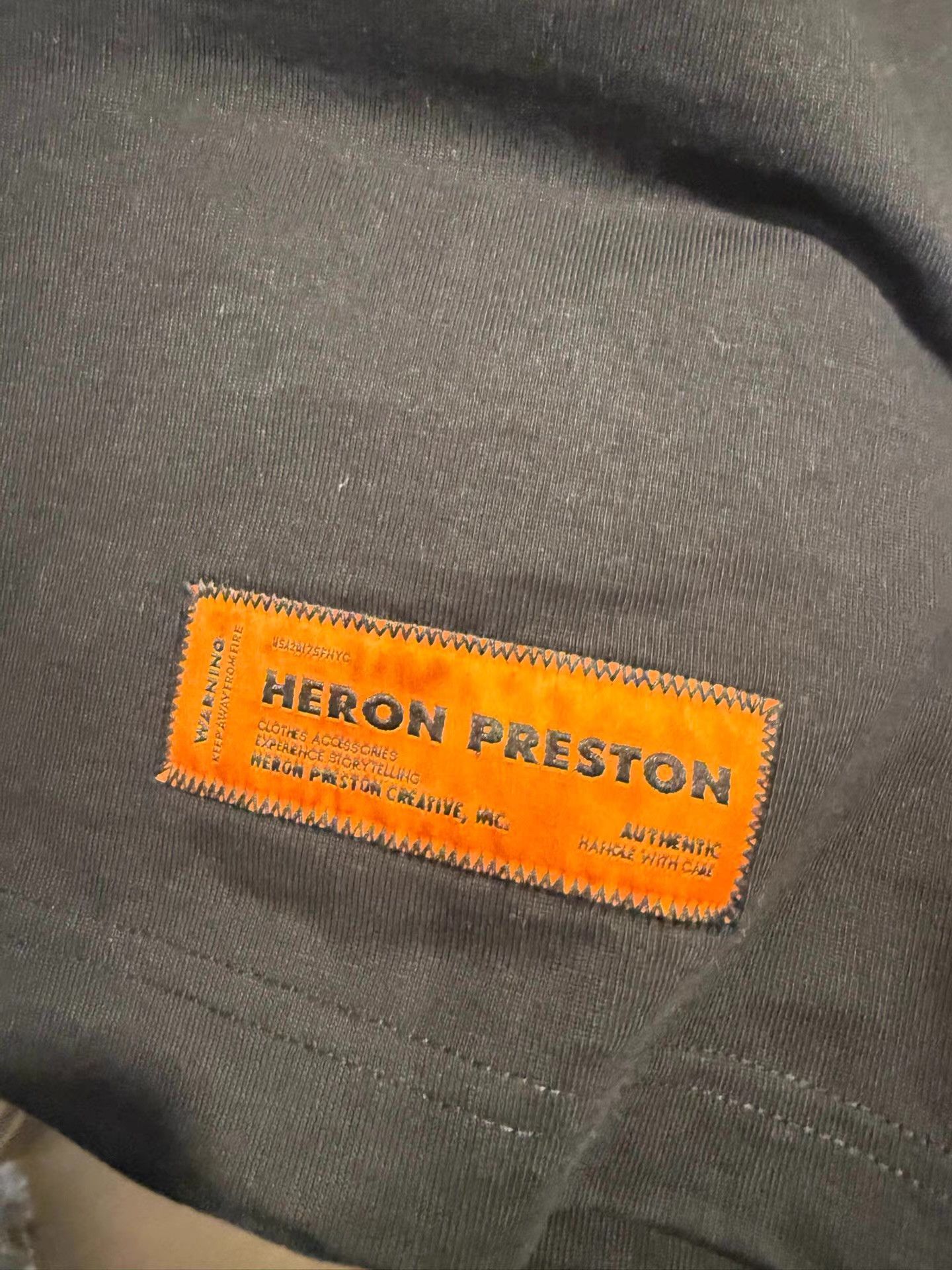 Heron Preston Heron Preston Embroidered Short Sleeve Tee。 Ｑ20 Size US M / EU 48-50 / 2 - 3 Thumbnail