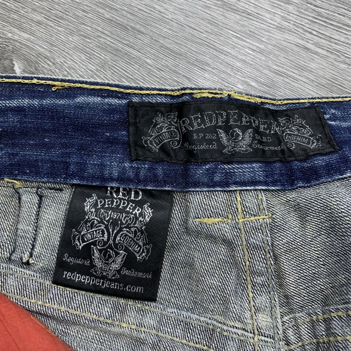 Japanese Brand Red Papper Snake Skin Jeans Size US 33 - 15 Thumbnail