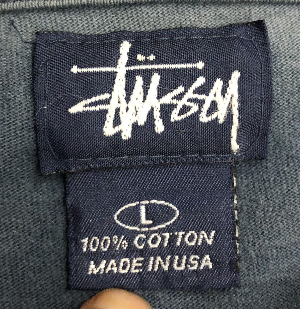 Stussy Vintage Stussy 18 Made In Usa T-Shirt Size US L / EU 52-54 / 3 - 9 Thumbnail