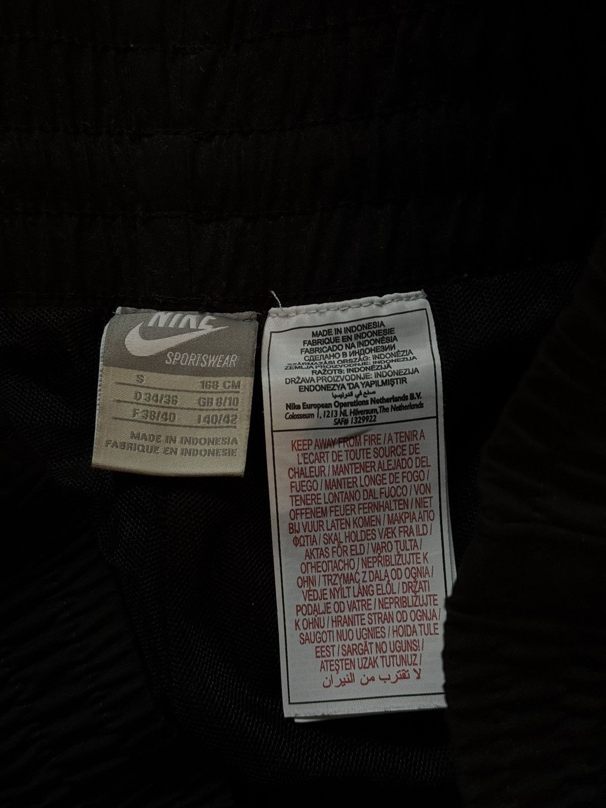 Nike Nike 2000s vintage Y2K knit logo wide leg trek pants Size US 30 / EU 46 - 5 Thumbnail