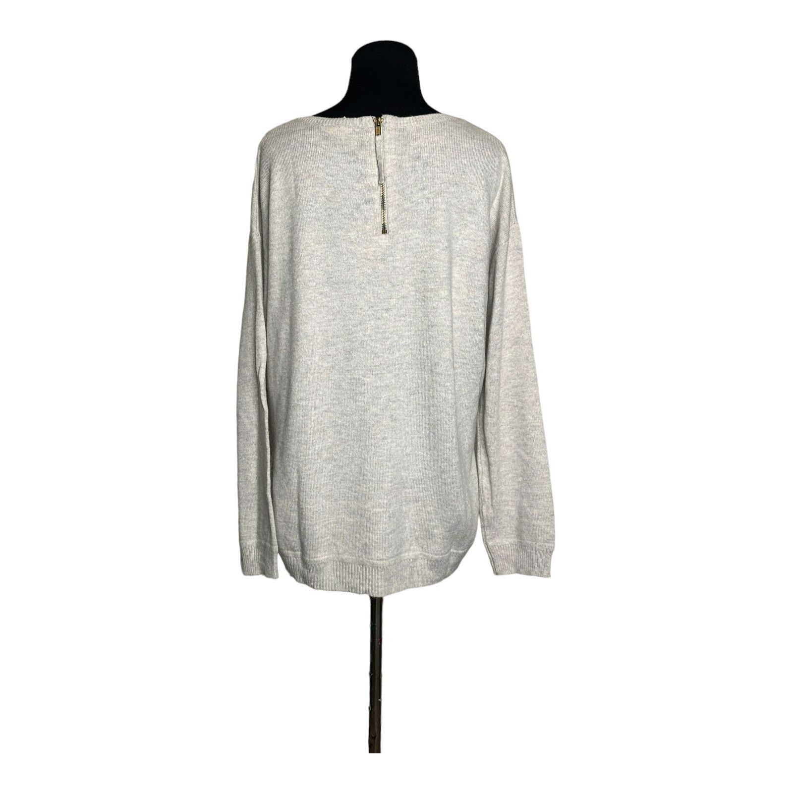 H&M H&M beige crew neck sweater size small Size S / US 4 / IT 40 - 2 Thumbnail