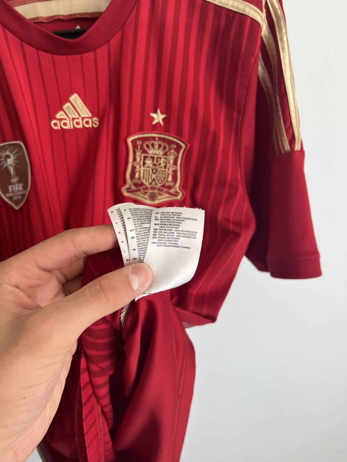 Adidas Vintage Spain adidas soccer jersey Size US M / EU 48-50 / 2 - 6 Thumbnail