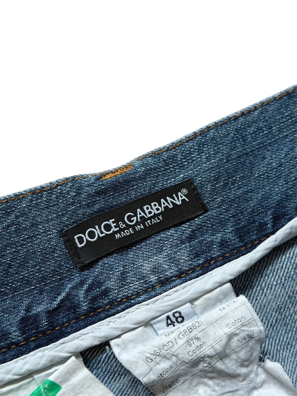 Dolce & Gabbana Vintage 00s Dolce & Gabbana Big Logo Jeans Denim Size US 30 / EU 46 - 10 Thumbnail