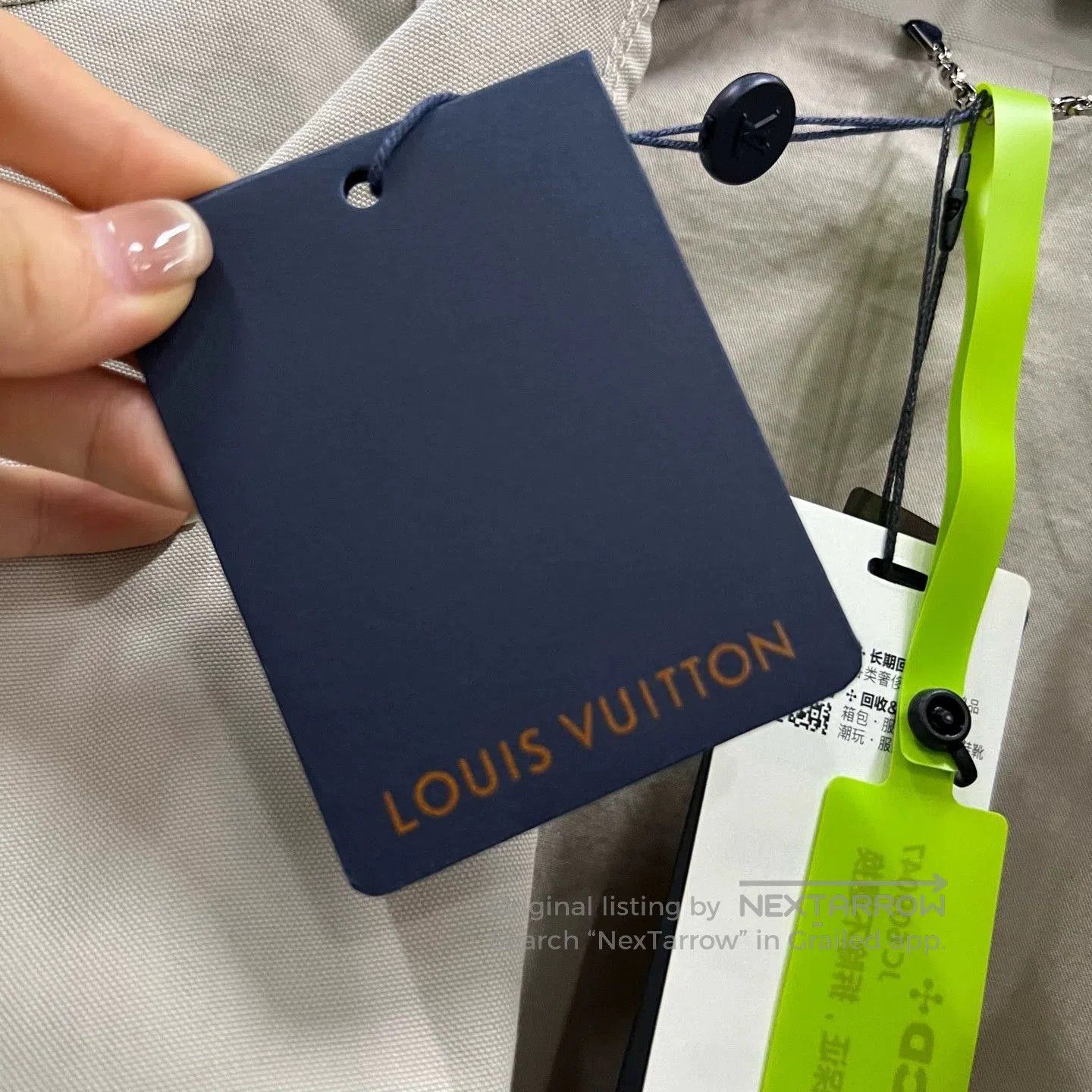 Louis Vuitton louis vuitton beige logo work jacket. Size US L / EU 52-54 / 3 - 5 Thumbnail