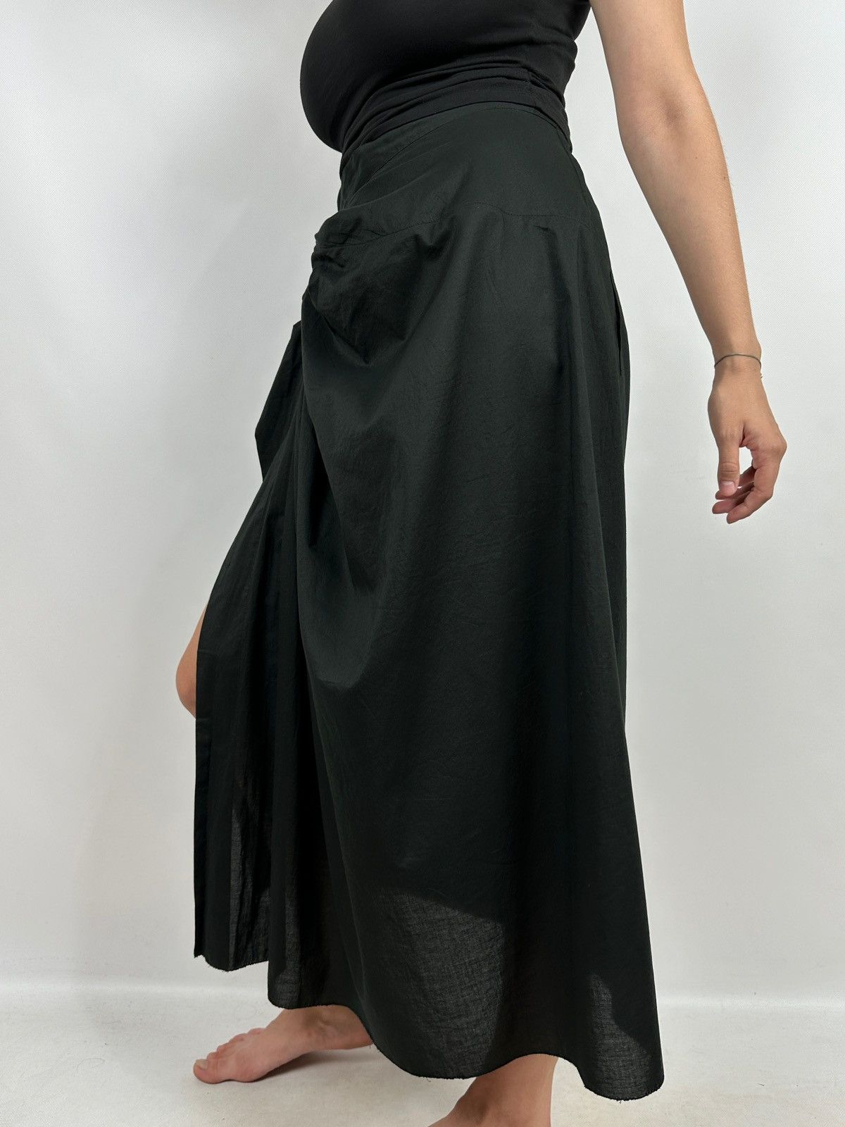 Rick Owens SS06 Rick Owens Tungsten Maxi Skirt Size 27" / US 4 / IT 40 - 2 Thumbnail