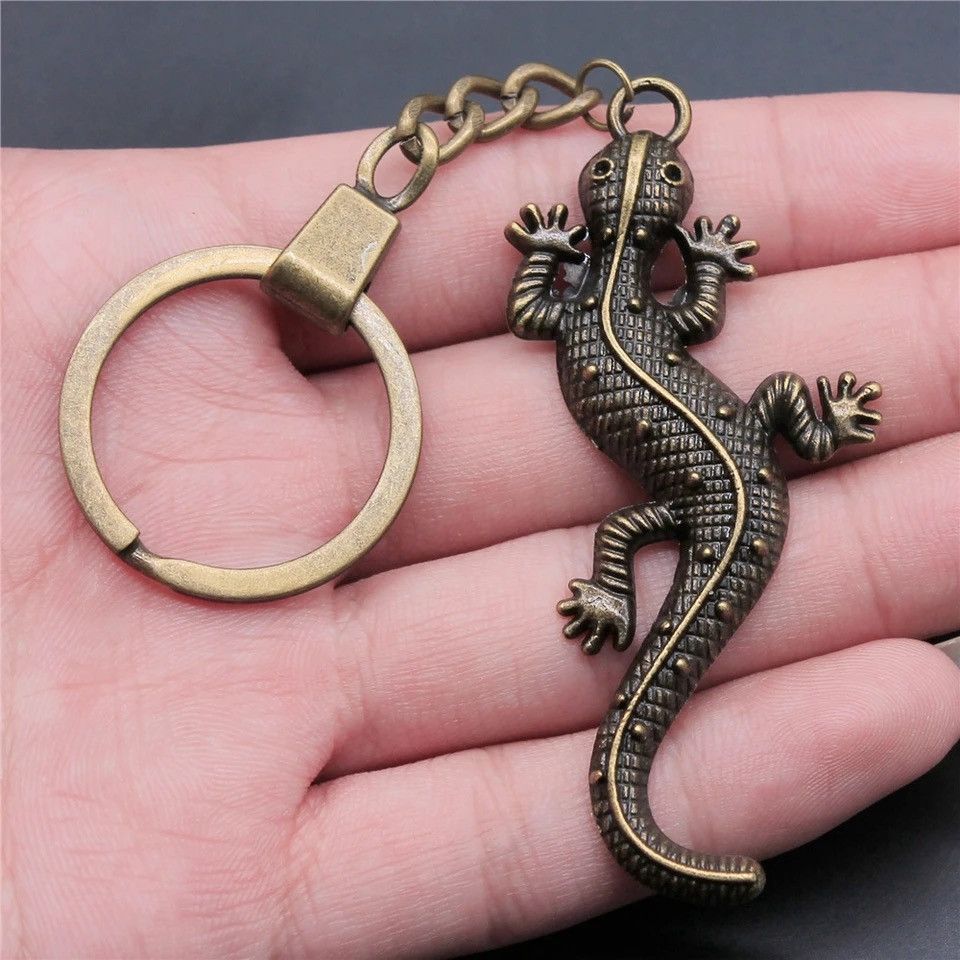 Vintage Vintage Bronze Lizard Keychain Size ONE SIZE - 2 Thumbnail