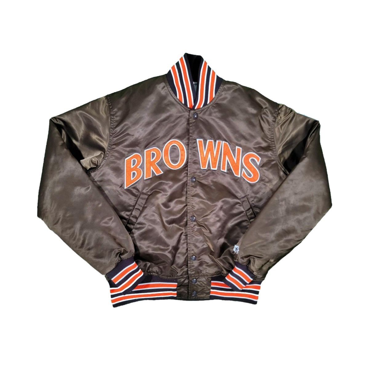 Cleveland Browns Satin Bomber Jacket - Buy Browns Jacket Online