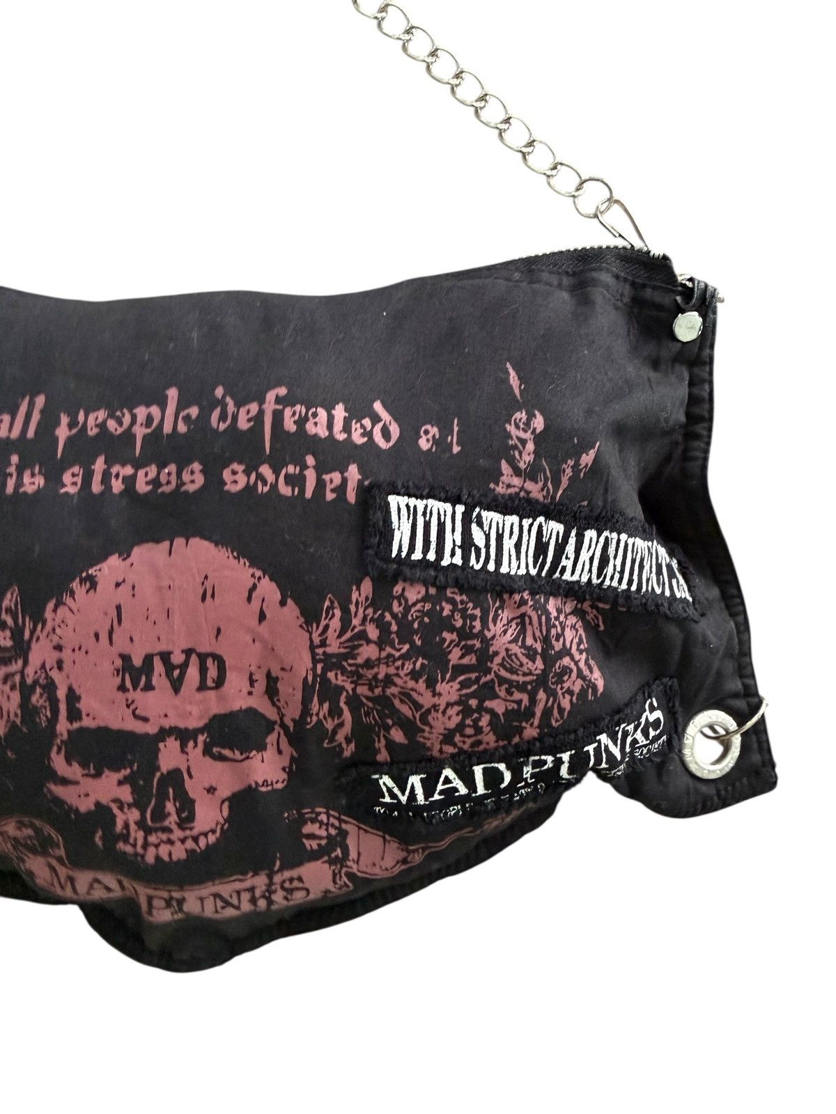 Hysteric Glamour Mad Punks shoulder bag with a skull rare desing Size ONE SIZE - 12 Thumbnail