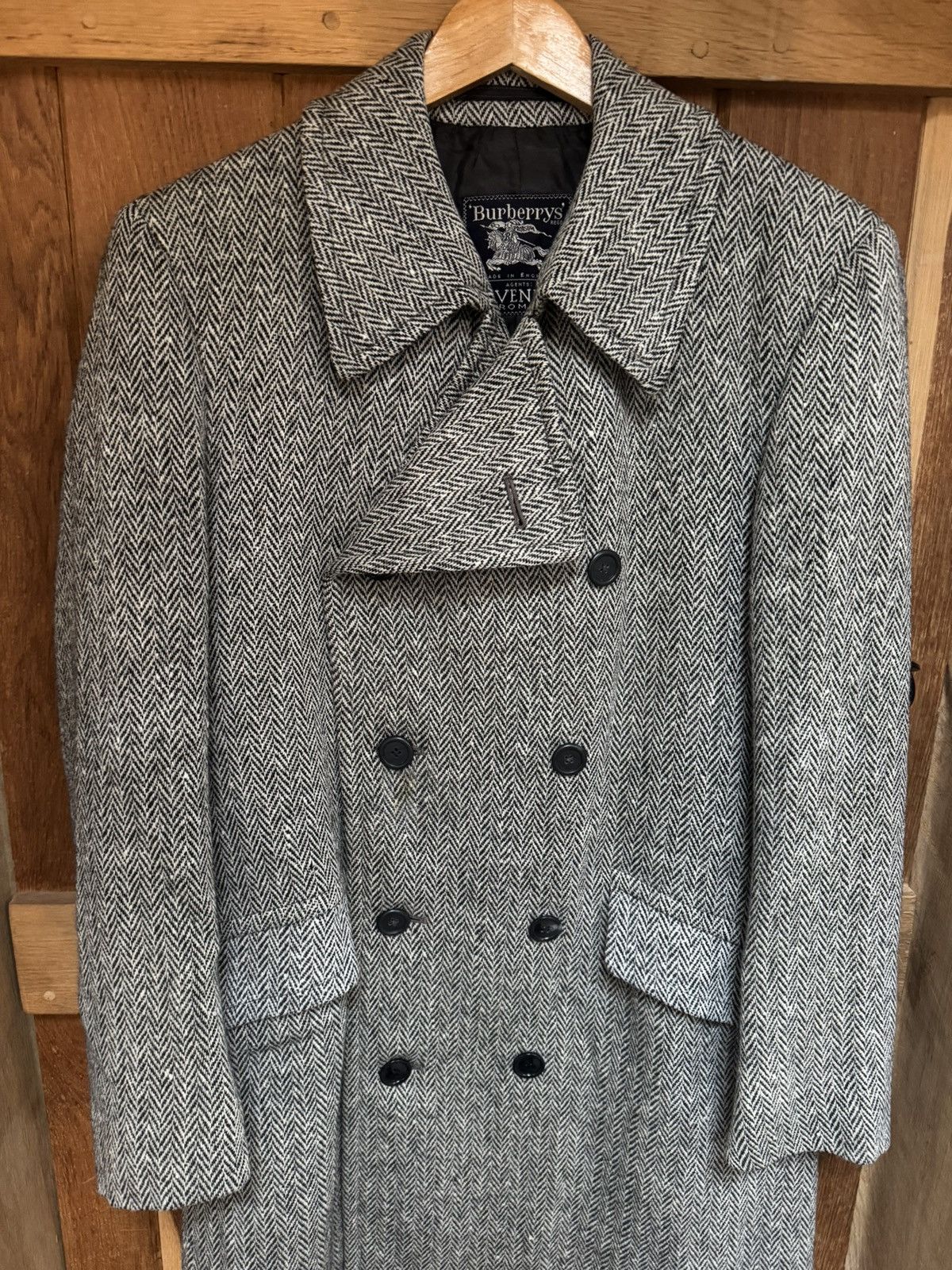Burberry Vintage Burberry Irish Tweed Overcoat – Size 38R Medium Size US M / EU 48-50 / 2 - 10 Thumbnail