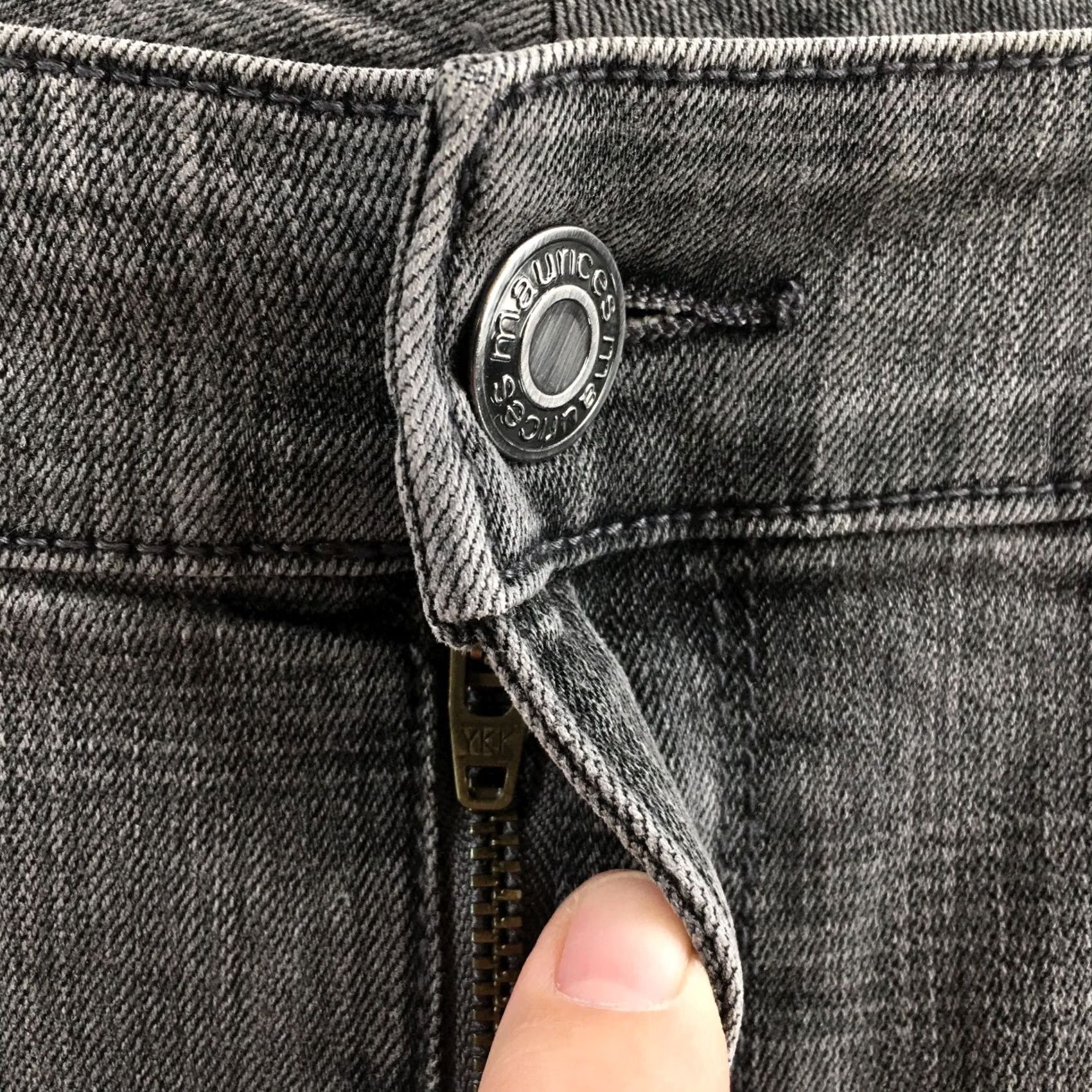 Vintage Maurices Jegging Jeans Womens M Reg Gray Denim High Rise Zip NEW Size 32" / US 10 / IT 46 - 4 Thumbnail