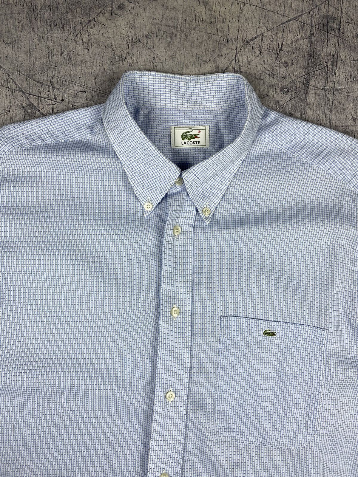 Lacoste × Vintage Vintage Lacoste Button Up Shirt Size ХL Size US XL / EU 56 / 4 - 6 Thumbnail