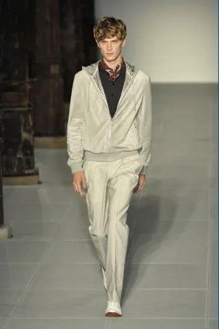 Hermes Hermes Spring 2008 Runway Leather Suede Hoody Bomber Jacket Size US L / EU 52-54 / 3 - 3 Thumbnail