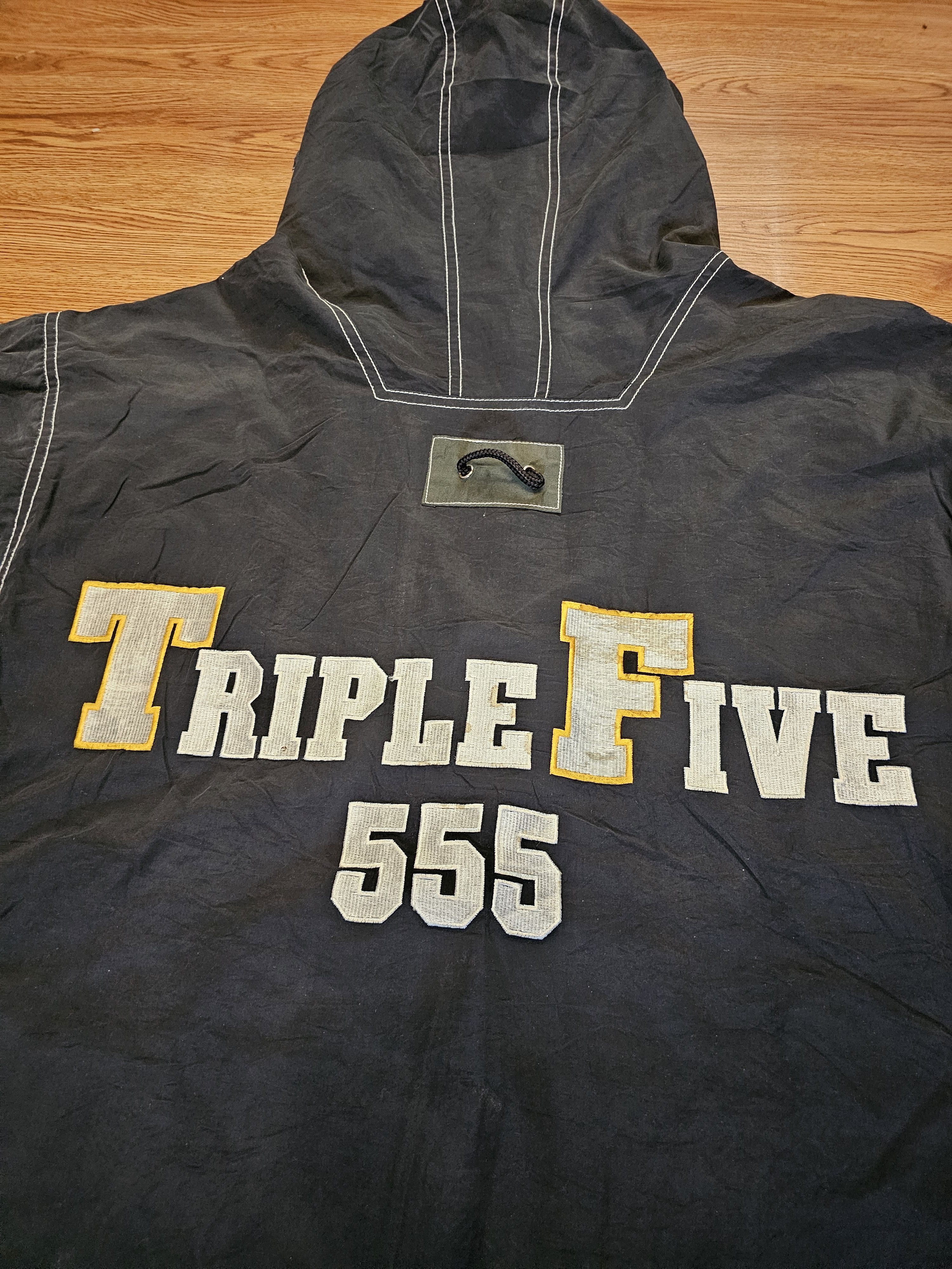 Japanese Brand Vintage Triple 5 Soul NYC Contrast Stitch Hoodie Jacket Size US M / EU 48-50 / 2 - 8 Thumbnail