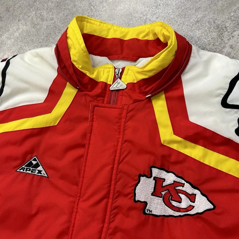 NFL × Vintage Kansas City CHIEFS APEX ONE AUTHENTIC PRO LINE PUFFER JACKET Size US XL / EU 56 / 4 - 4 Thumbnail