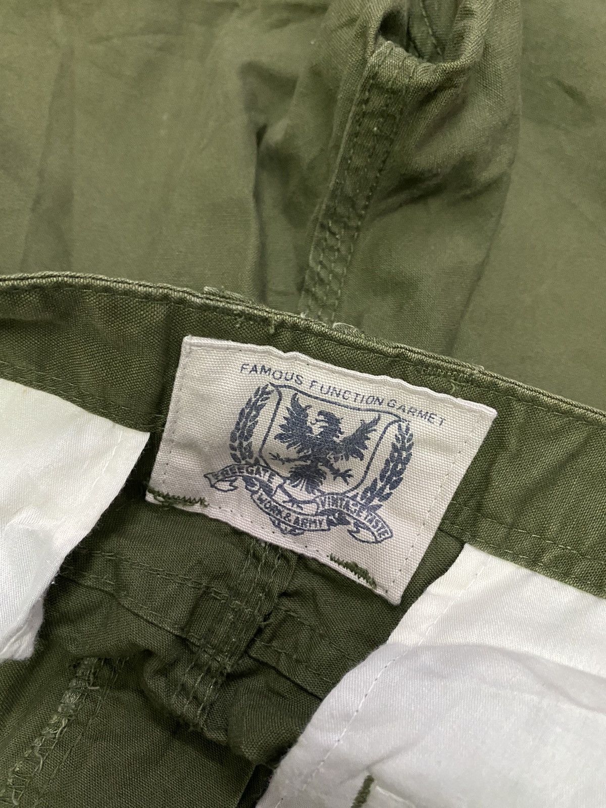 Japanese Brand 💥Japanese designer Brand Military Green Cargo Size US 30 / EU 46 - 7 Thumbnail