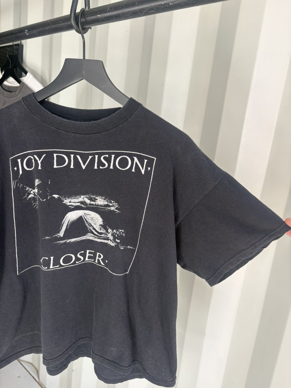 Band Tees Vintage Joy Division Distressed Faded Shirt Boxy Grunge Band Size US L / EU 52-54 / 3 - 2 Thumbnail