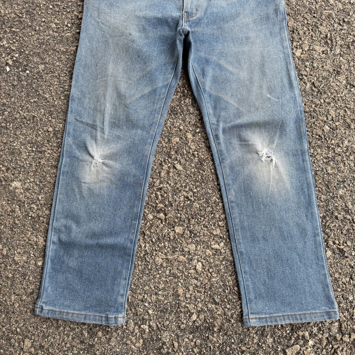 Japanese Brand VINTAGE OSJ DENIM FADED RIPPEP JEAN PANTS Size US 32 / EU 48 - 4 Thumbnail