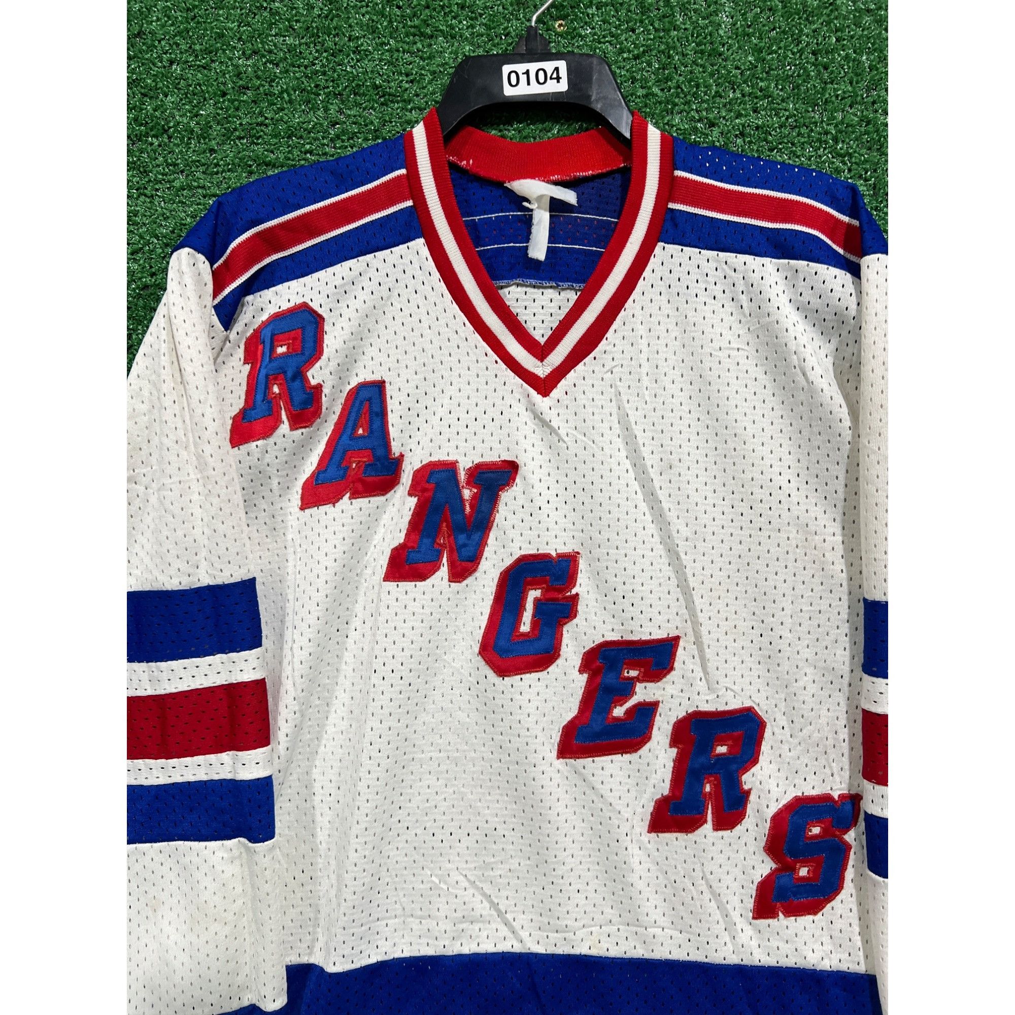 Ccm Vintage New York ranger Hockey Jersey size large Size US L / EU 52-54 / 3 - 3 Thumbnail