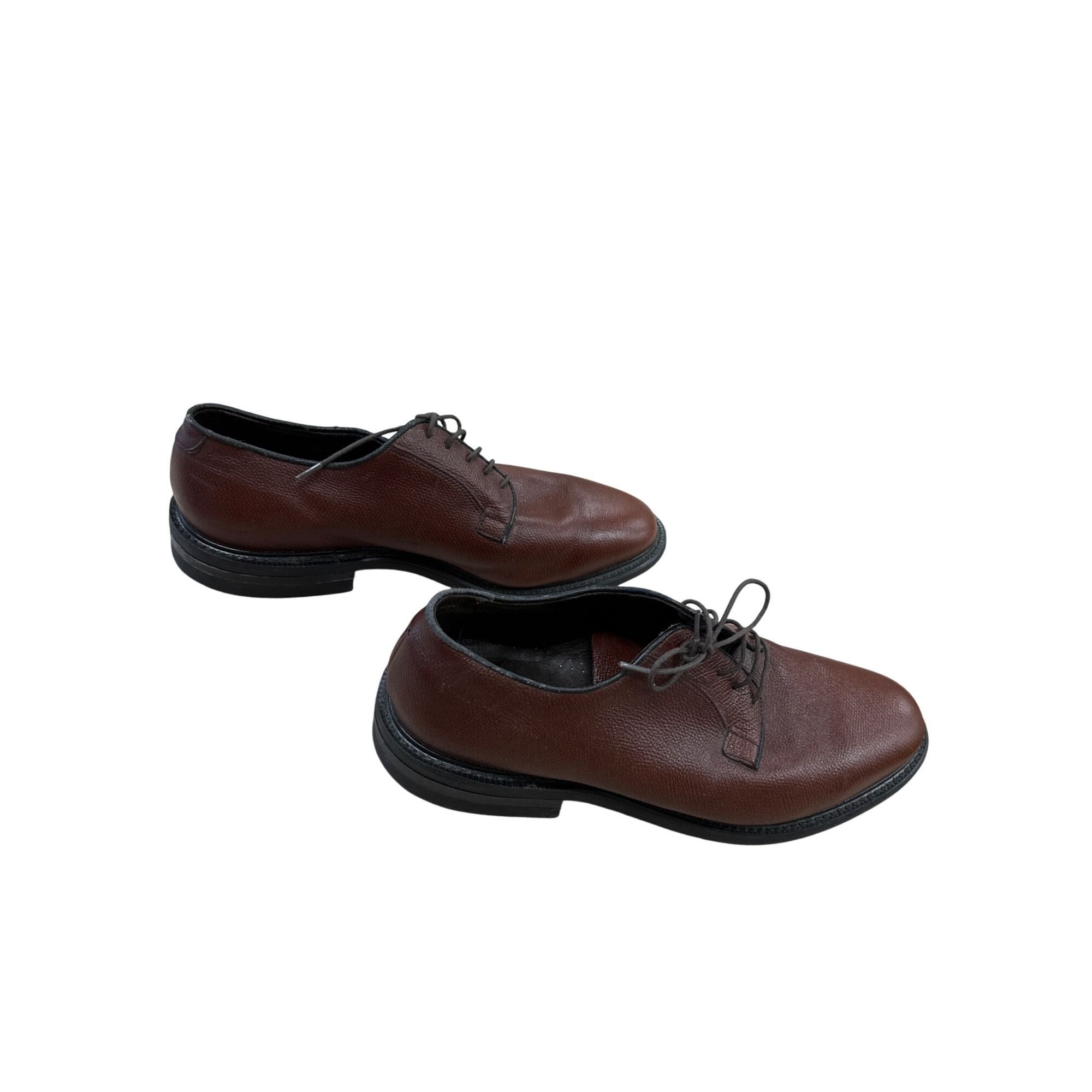 Designer Stuart McGuire Mens Brown Leather Dress Shoes 10EE SKU 6964 Size US 10 / EU 43 - 4 Thumbnail