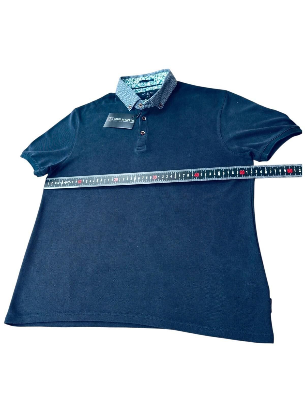 Ted Baker Ted Baker 4 Polo Shirt Men's UK Size L Blue Short Sleeve Size US L / EU 52-54 / 3 - 7 Thumbnail