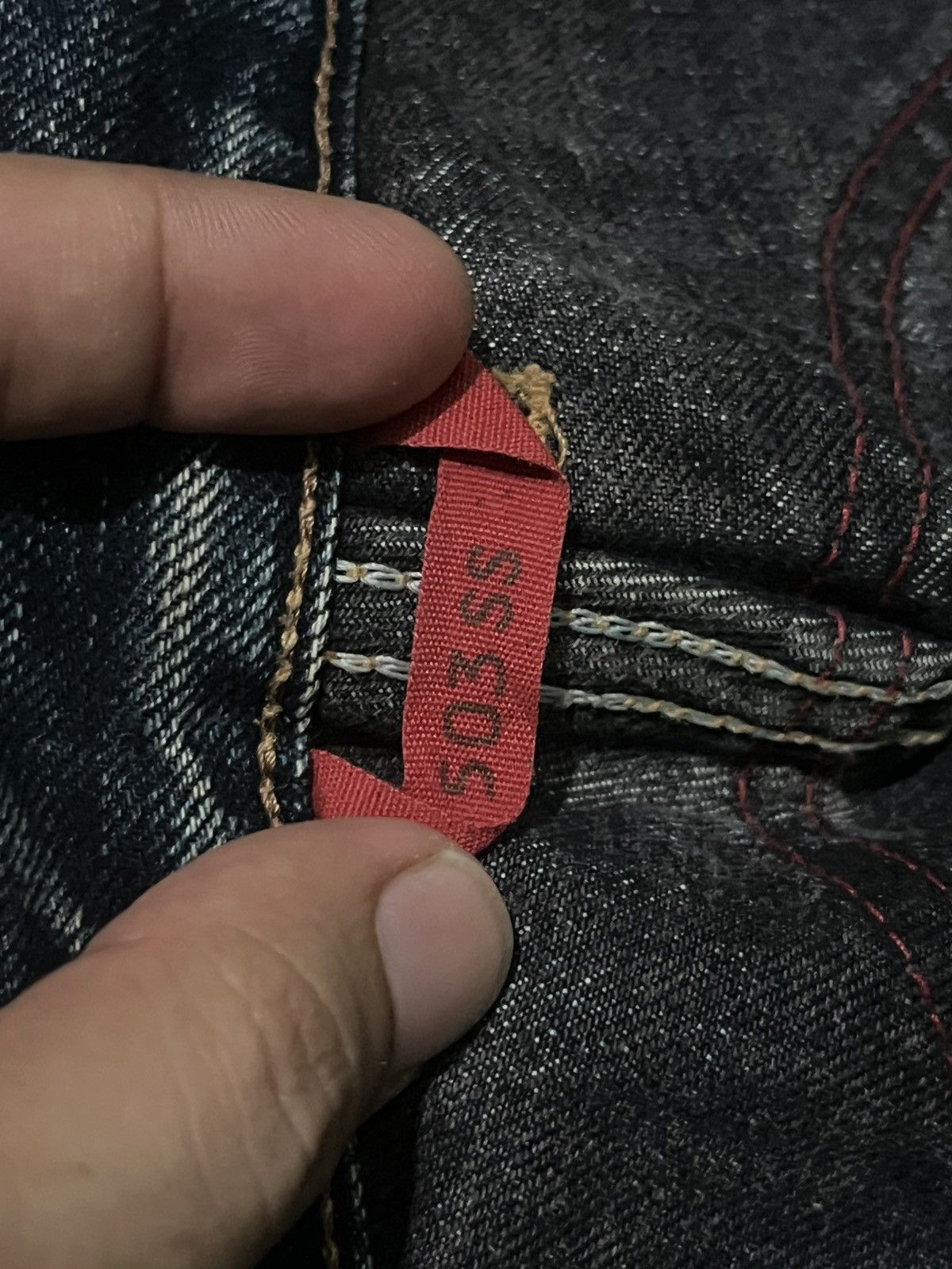 Edwin × If Six Was Nine × Le Grande Bleu (L.G.B.) ⚡️Flare⚡️Vintage Edwin 503SS3 Grunge Style Mud Washed Jeans Size US 29 - 21 Thumbnail