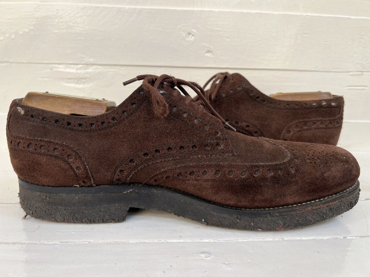 Heinrich Dinkelacker Men's RIO Suede Full-Brogue Heinrich Dinkelacker Dark Brown Size US 11 / EU 44 - 9 Thumbnail