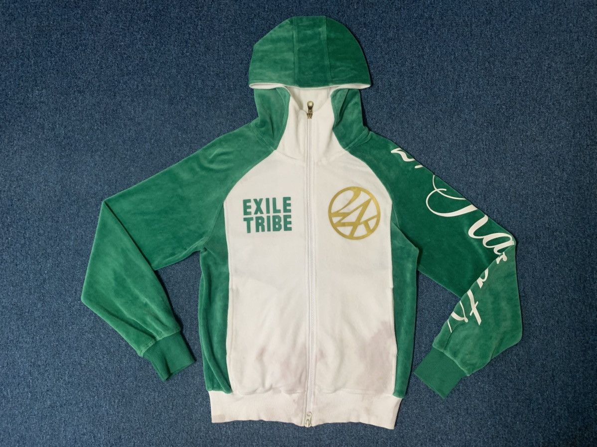Japanese Brand LAST DROP#24 karats Exile Tribe Corduroy Zipper Hoodie Size US M / EU 48-50 / 2 - 2 Thumbnail