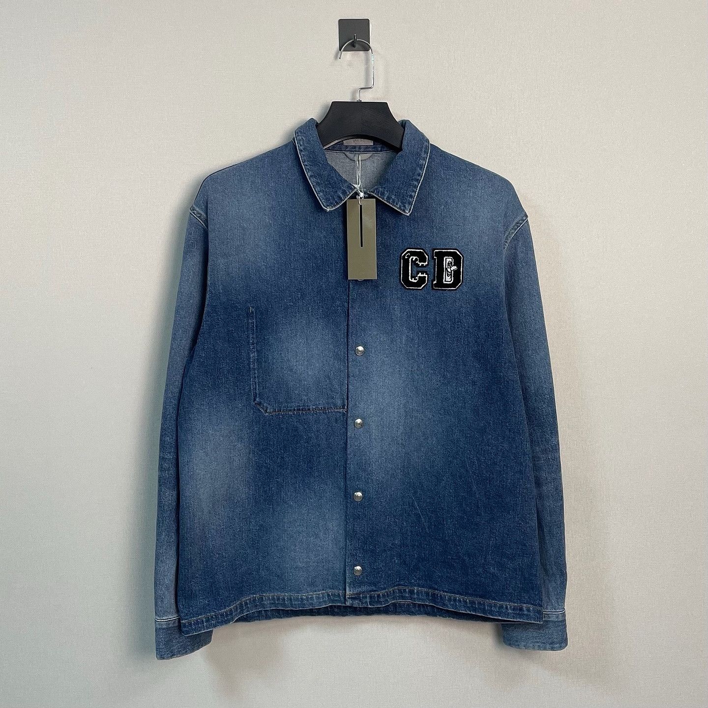 Dior Dior Logo Patch Denim Jacket Size M Size US M / EU 48-50 / 2 - 1 Thumbnail