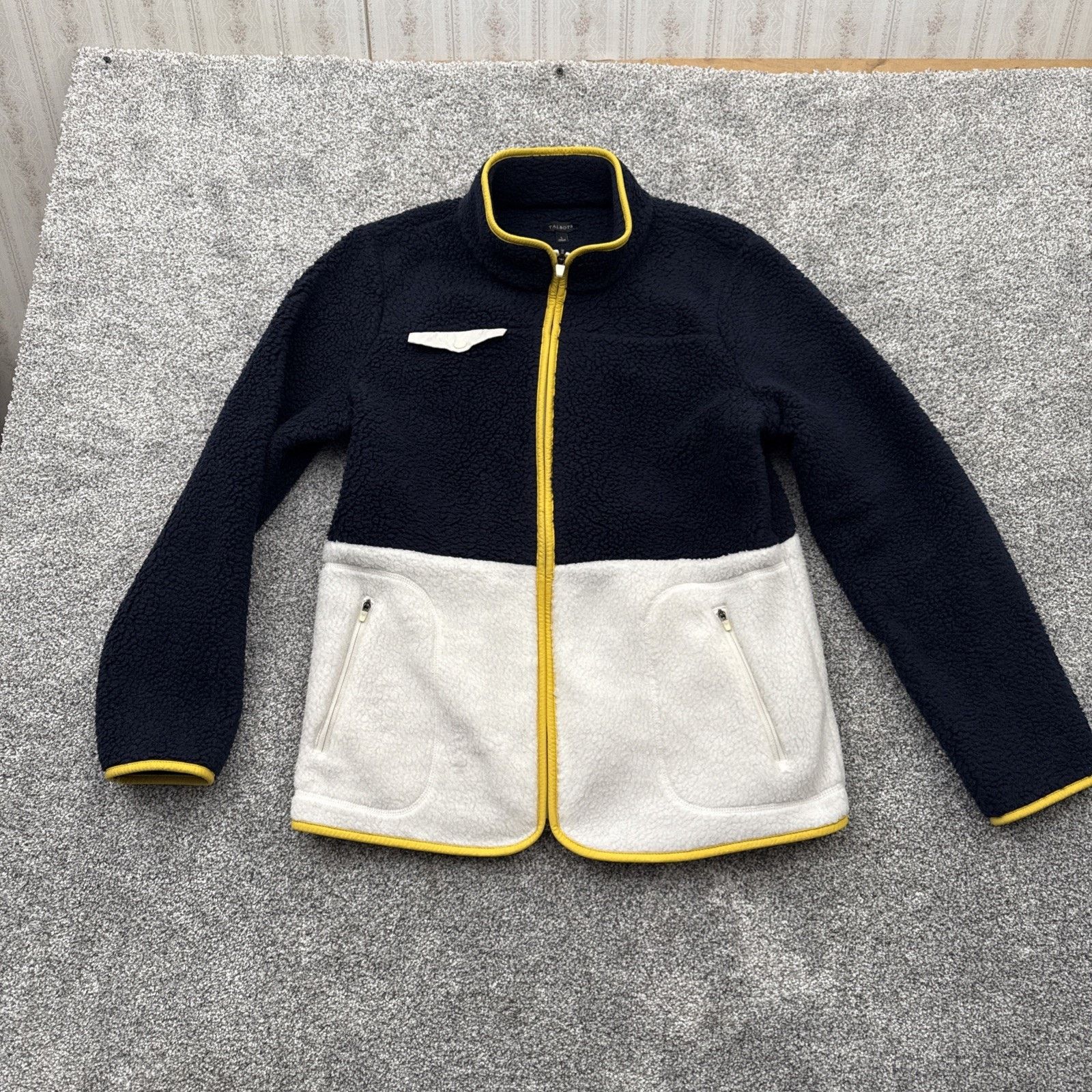 Other Talbots Fleece Jacket Womens Large Gorpcore Colorblock Cozy Size L / US 10 / IT 46 - 7 Thumbnail