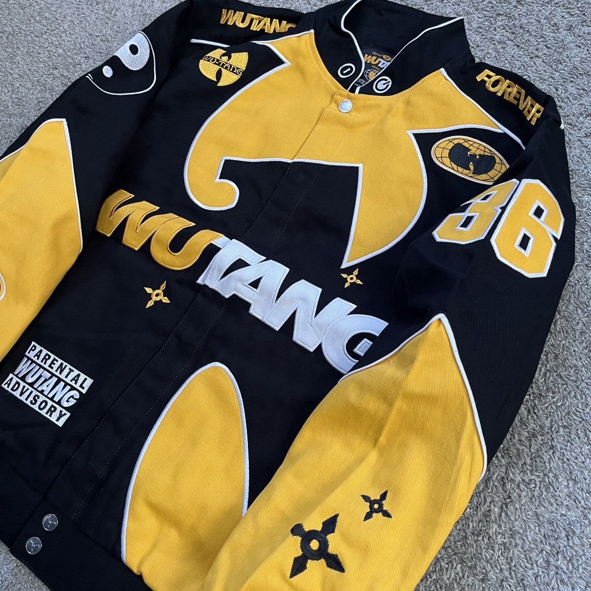 Wu-Tang Clan Wu-Tang Jacket Size XL Black Yellow Wu-Wear Racer Souvenir Size US XL / EU 56 / 4 - 10 Thumbnail