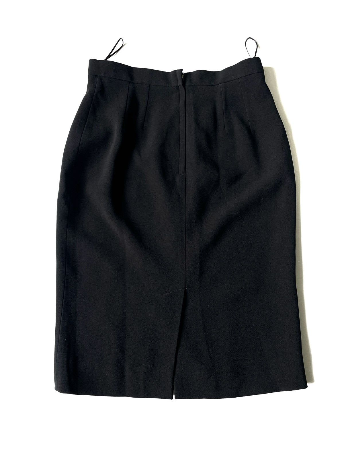 Dolce & Gabbana Dolce & Gabbana Black Viscose & Silk Midi Skirt Print Size M Size 28" / US 6 / IT 42 - 10 Thumbnail