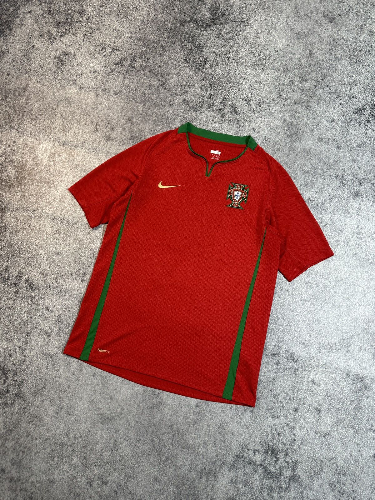 Nike Vintage Nike Portugal Soccer Jersey Blokecore Rare USA Style Size US S / EU 44-46 / 1 - 1 Thumbnail