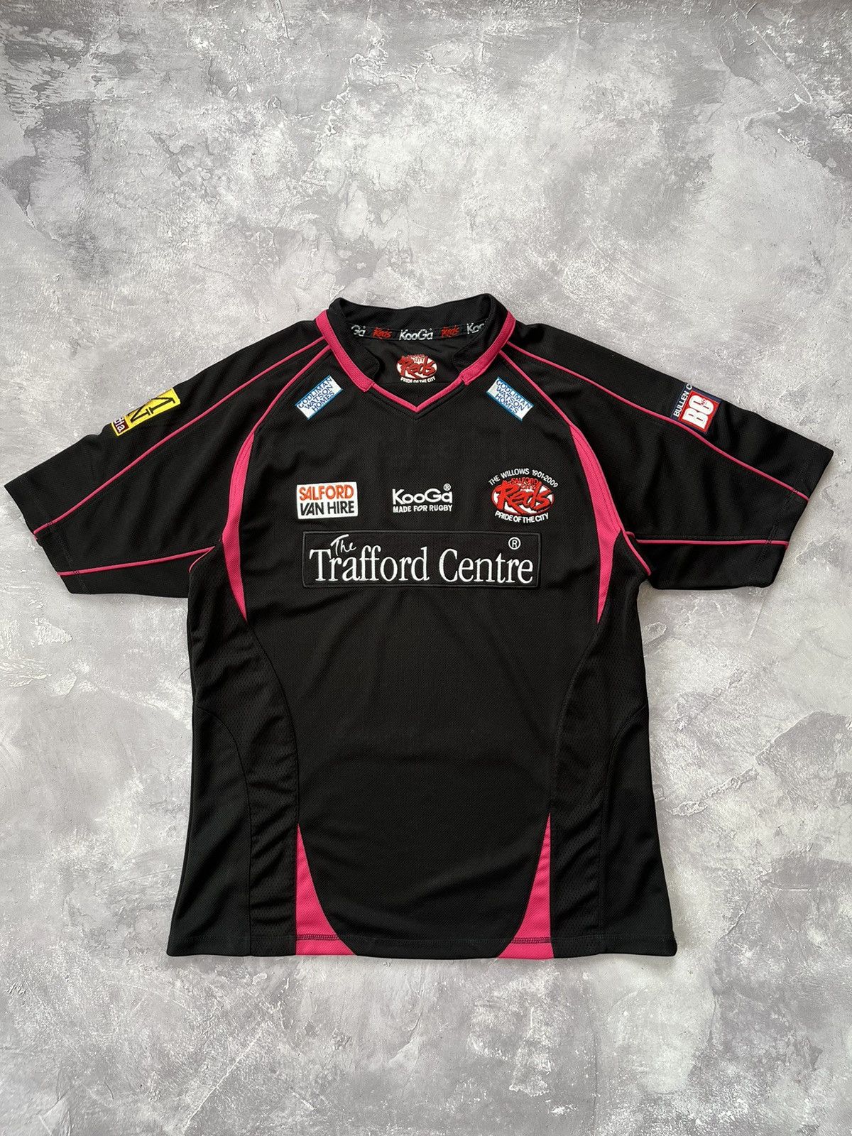 KOOGA SALFORD CITY REDS SHIRT TRIKOT JERSY CAMISETA MAGL XL