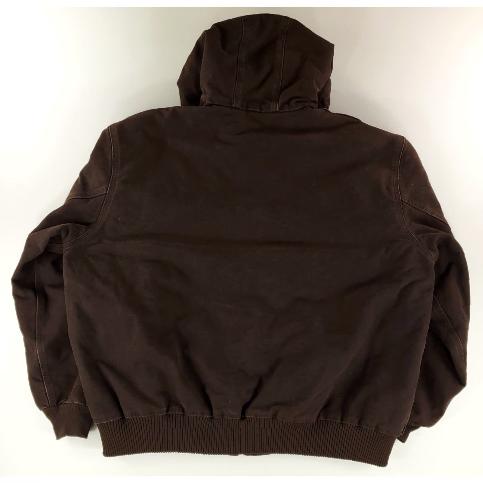 Carhartt VINTAGE Carhartt Jacket Mens 3XL 90s Y2K Active Quilted Full Zip Chestnut Brown Brown Bomber Jacket Size US XXL / EU 58 / 5 - 4 Thumbnail