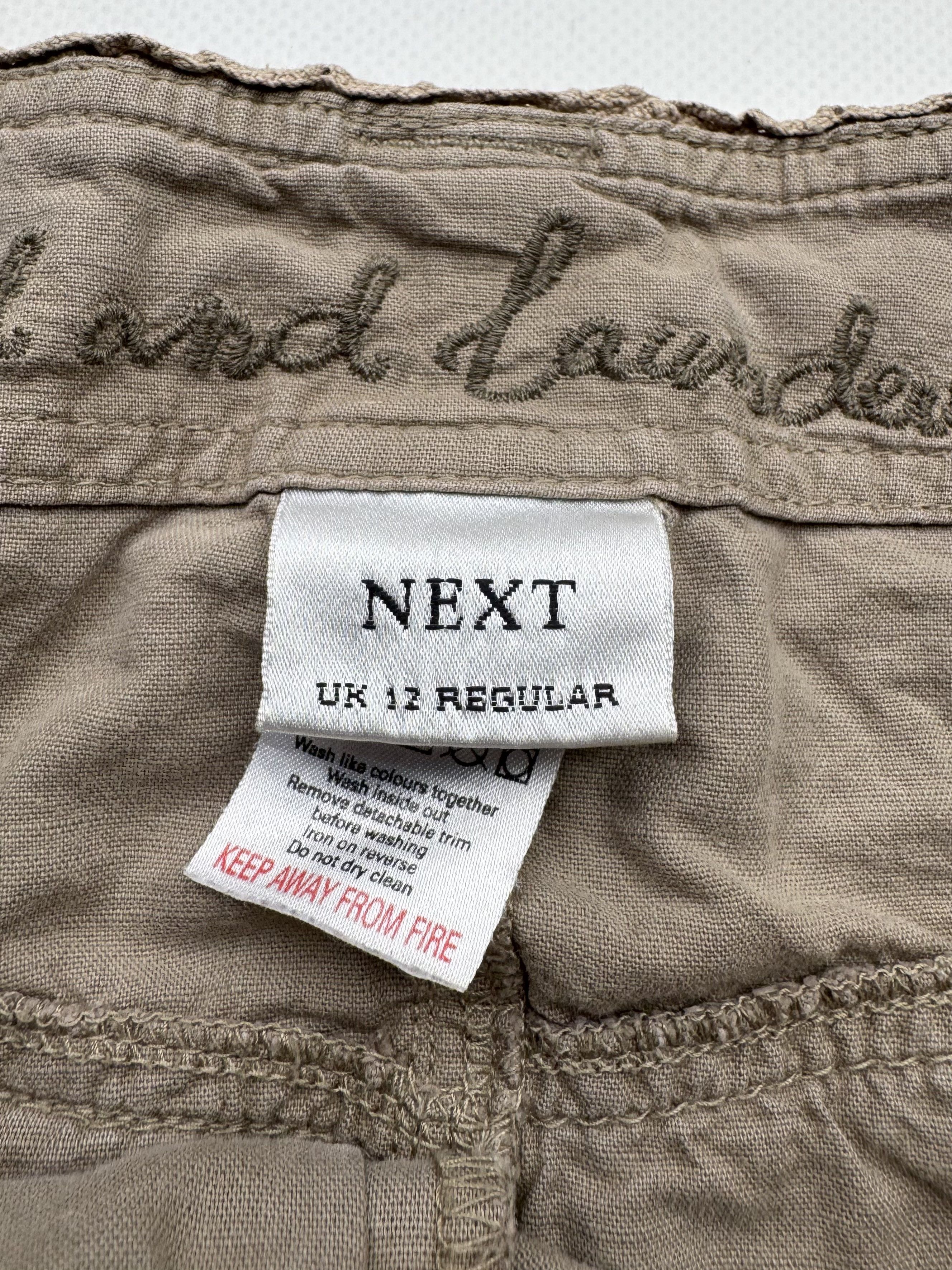 Japanese Brand 00's Cargo Mini Skirt With Bondage B95(V123)E2 Size 30" / US 8 / IT 44 - 4 Thumbnail