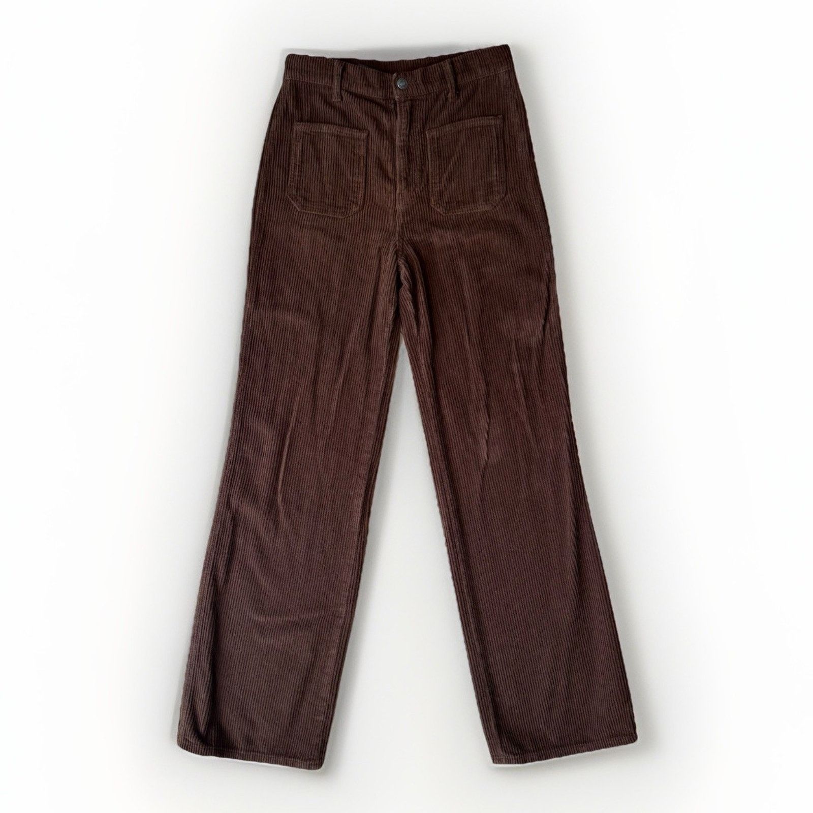 Reformation Reformation Alyssa High Rise Wide Leg Corduroy Pants Size 27" / US 4 / IT 40 - 1 Thumbnail