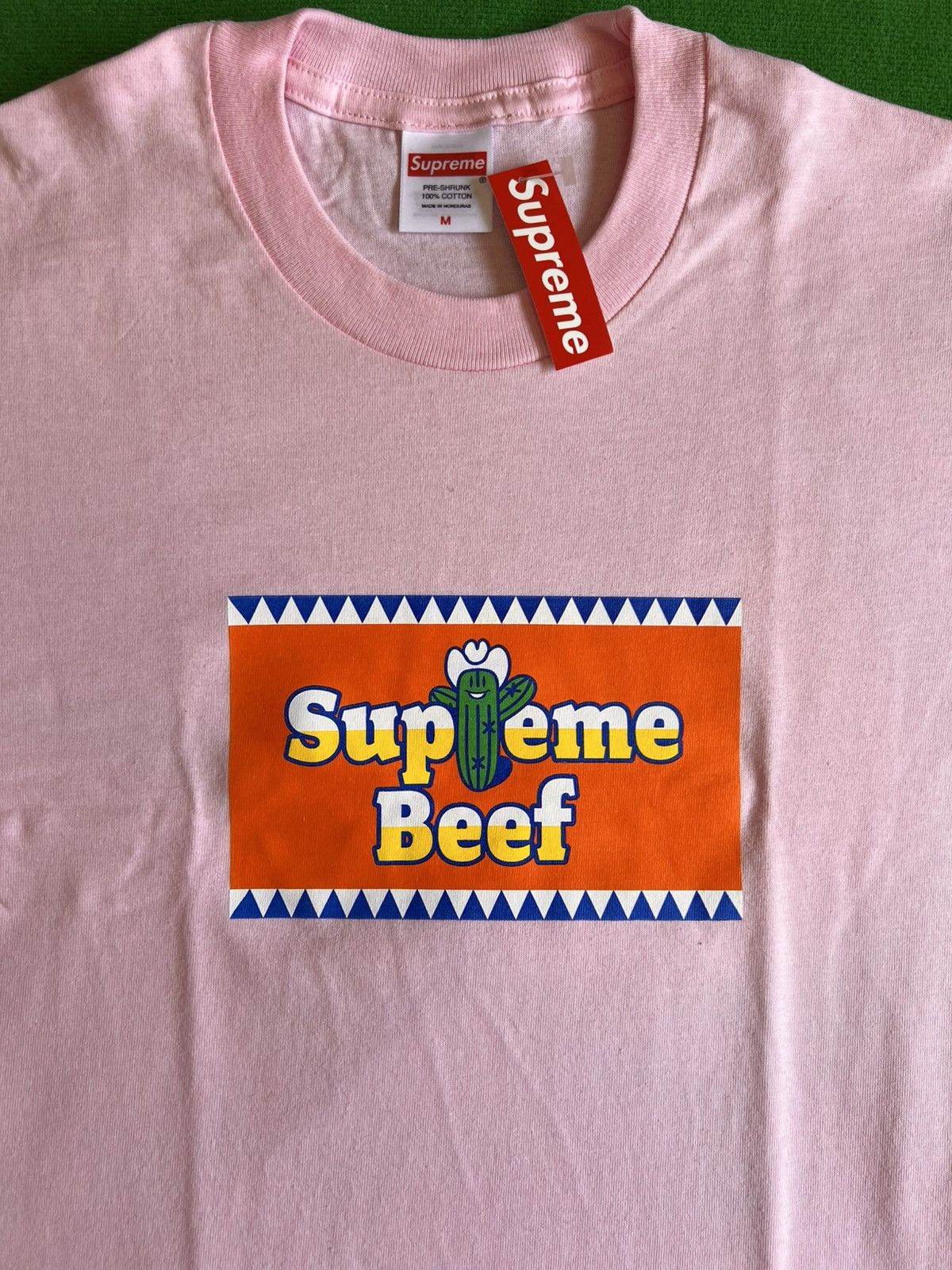 Mサイズ　Supreme Beef Tee \"Light Pine\" Supreme Beef Tee 