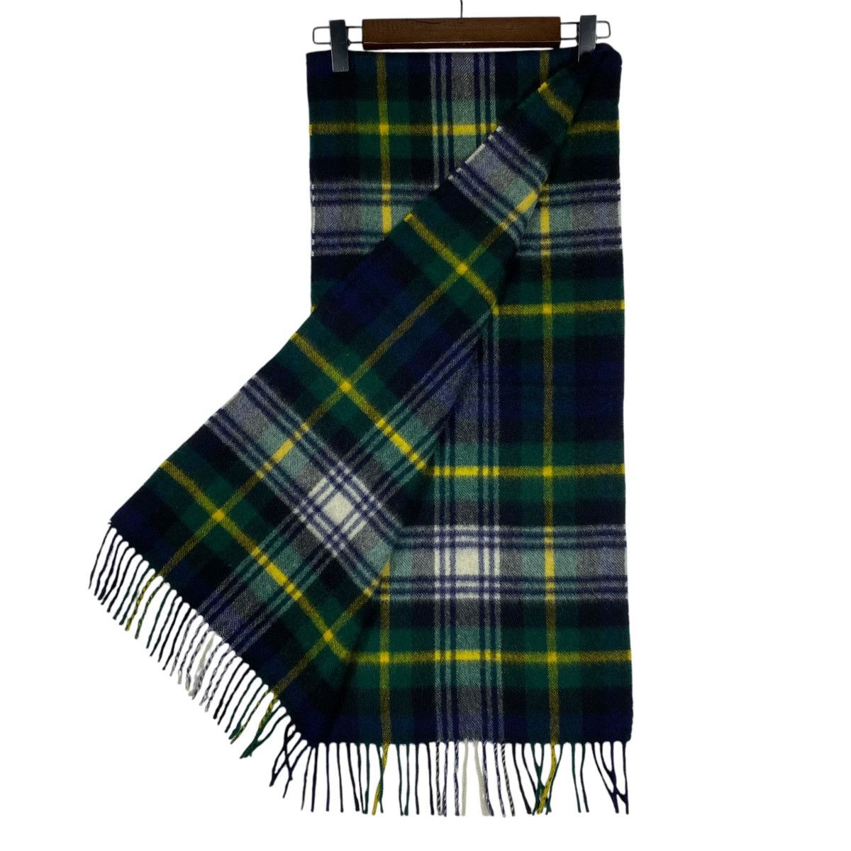 Burberry × Vintage Vintage Burberry Nova Checked Cashmere Scarf Muffler Size ONE SIZE - 5 Thumbnail