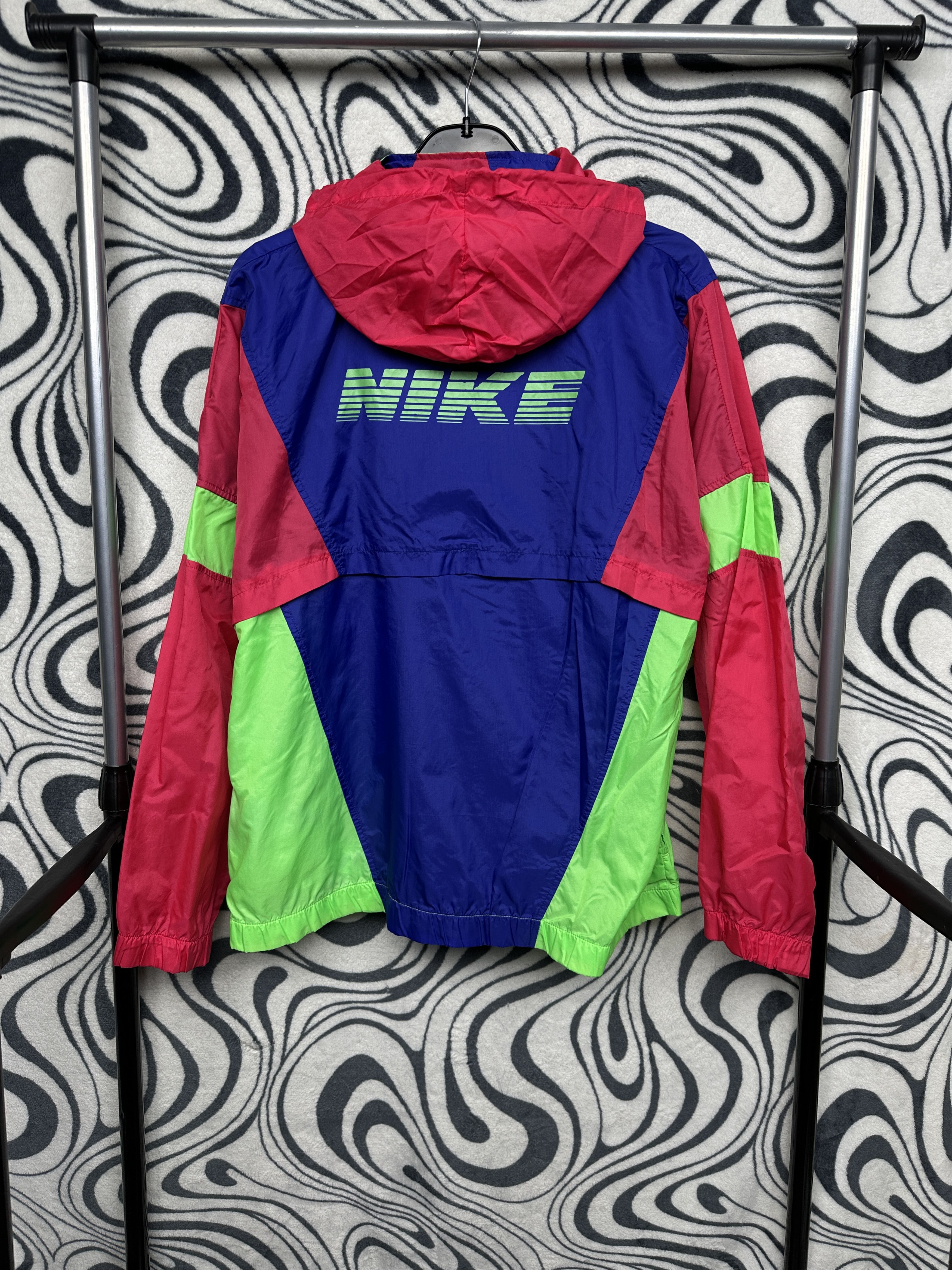 Nike Nike 90s Vintage Mens Nylon Jacket Big Logo Size US M / EU 48-50 / 2 - 1 Thumbnail