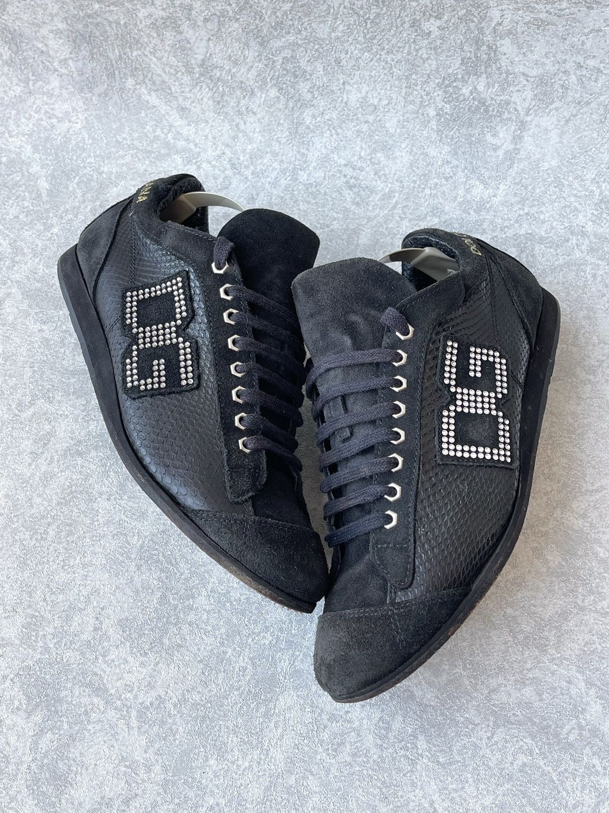 Dolce & Gabbana Vintage Dolce & Gabbana Archival Crystal DG Sneakers 37 Y2K Size US 7 / IT 37 - 1 Thumbnail