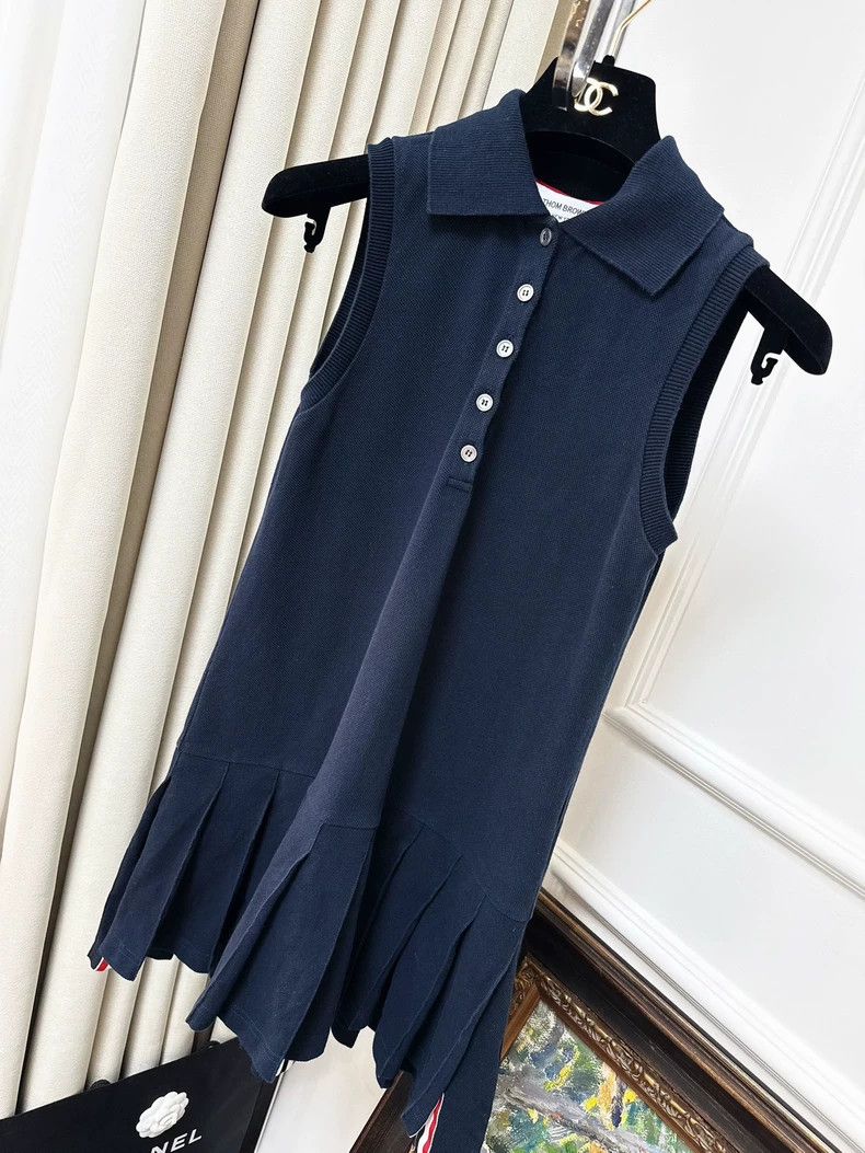 Thom Browne Thom Browne A sleeveless polo collar dress Size XS / US 0-2 / IT 36-38 - 1 Thumbnail