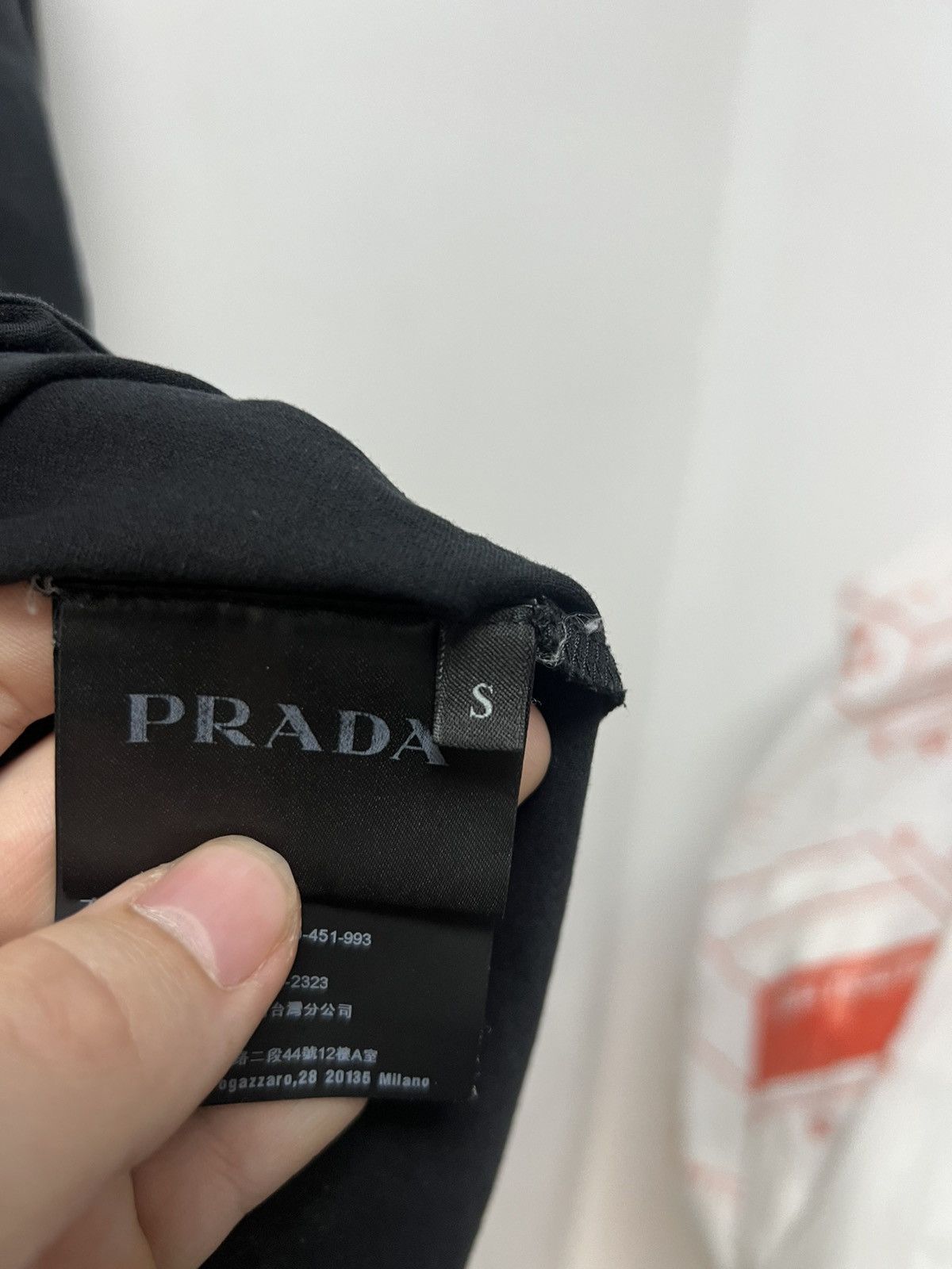 Prada Prada Black Long-Sleeve Polo Shirt – Size S Mens Size US S / EU 44-46 / 1 - 10 Thumbnail