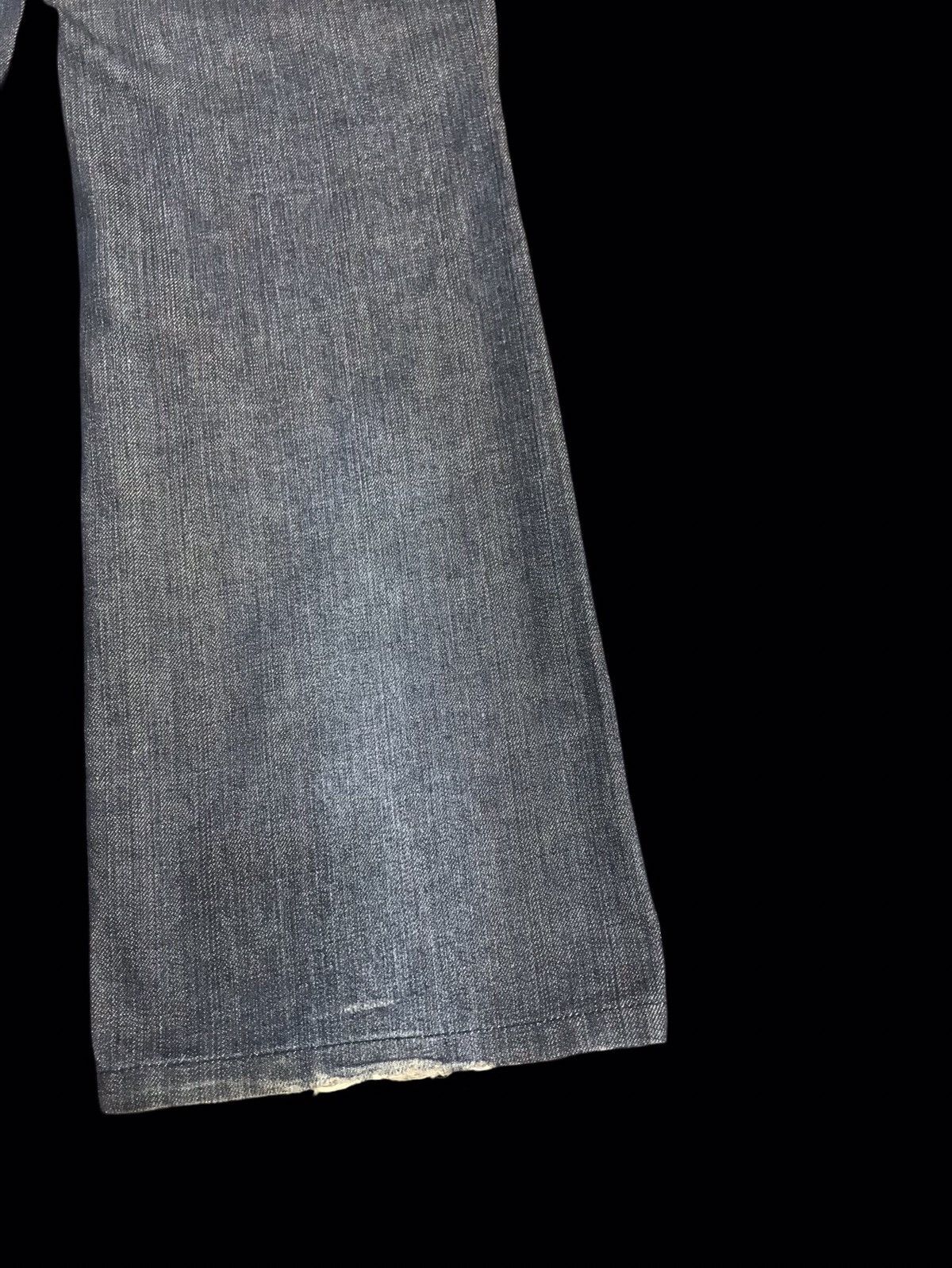 Japanese Brand 💥FLARE💥RUSH HOUR Japan Distressed Flare Jeans F44 Size US 33 - 4 Thumbnail