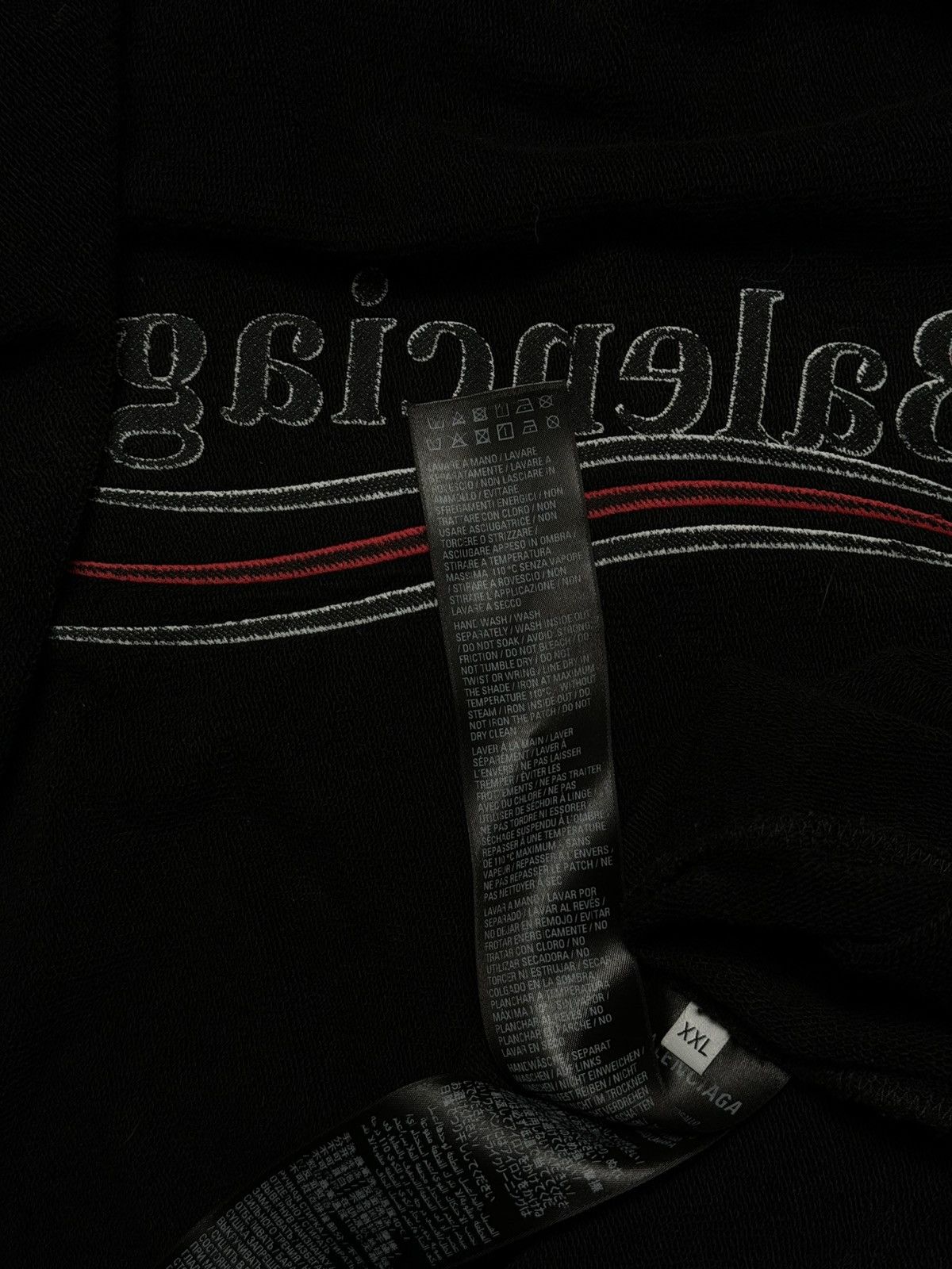 Balenciaga FW22 Balenciaga Gaffer Tape Hoodie (XXL) Size US XXL / EU 58 / 5 - 10 Thumbnail