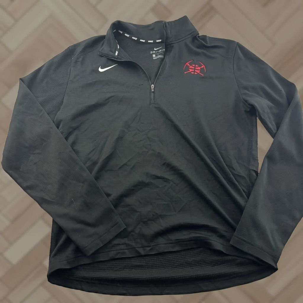 Nike Nike Dri-Fit Denver Nuggets 1/4 Athletic Pullover Jacket Men's M Black Size US M / EU 48-50 / 2 - 1 Thumbnail