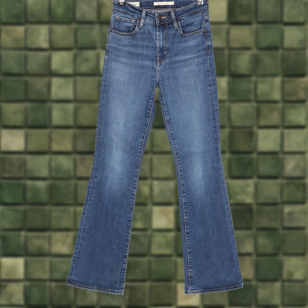 Levi's VINTAGE LEVI’S 725 HIGH RISE BOOTCUT Jeans Women W25 L30 PREMIUM Big E DZ7962 Size 42" / US 20 - 1 Thumbnail