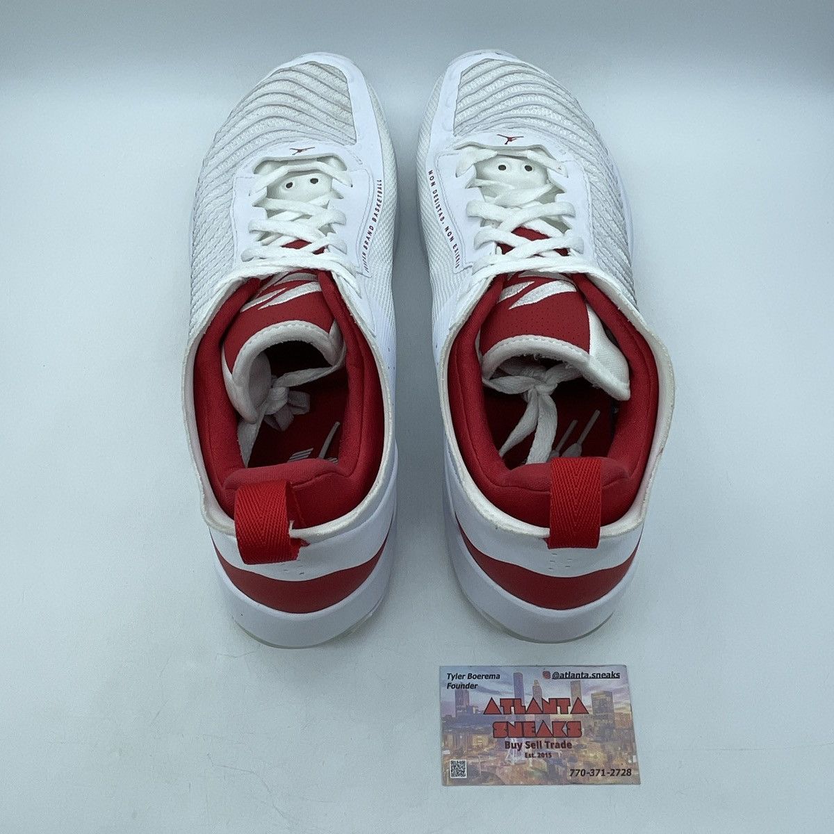 Jordan Brand Jordan Luka 1 white fire red Size US 13 / EU 46 - 6 Thumbnail